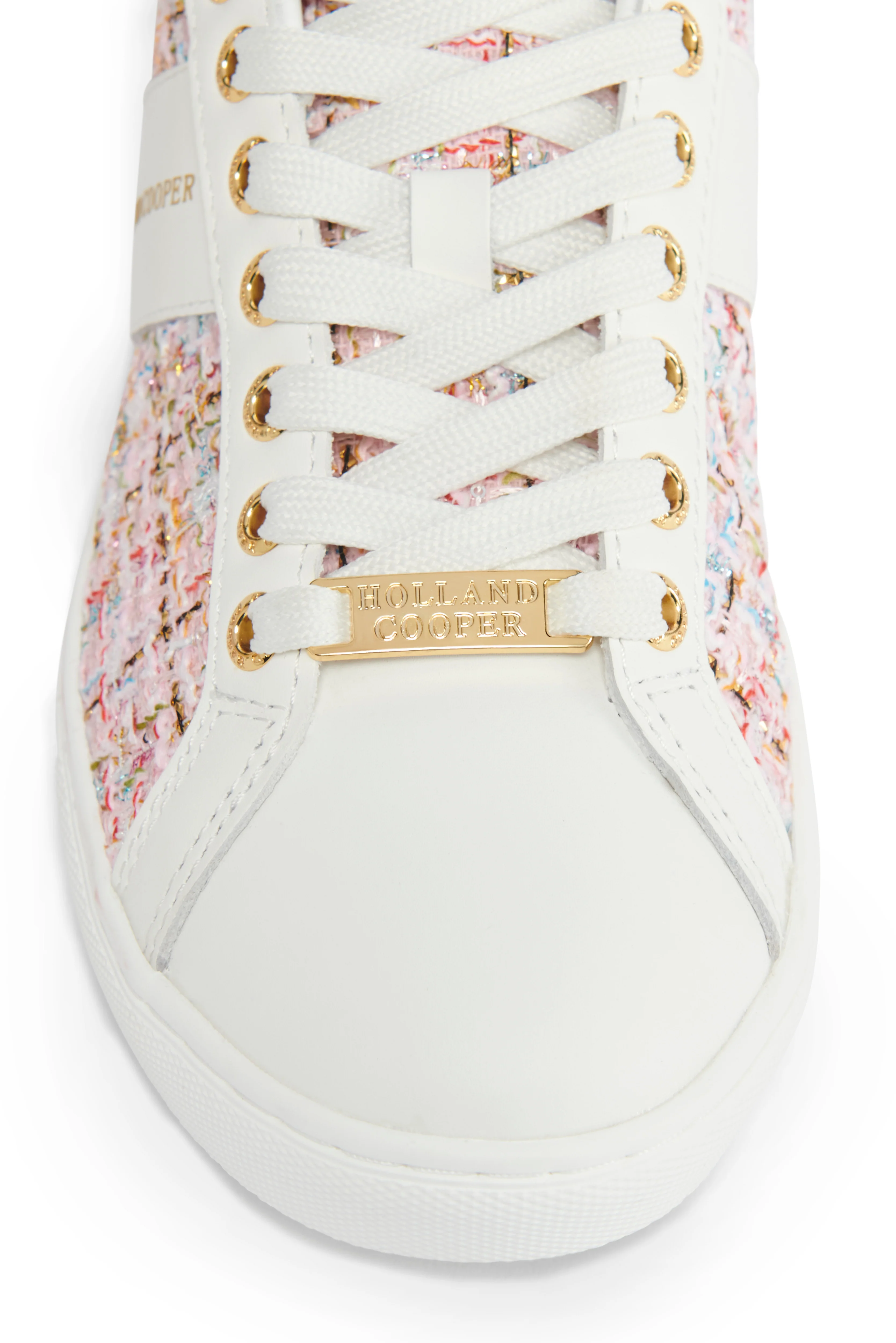 Knightsbridge Court Trainer (Pink Sparkle Boucle) - Image 7