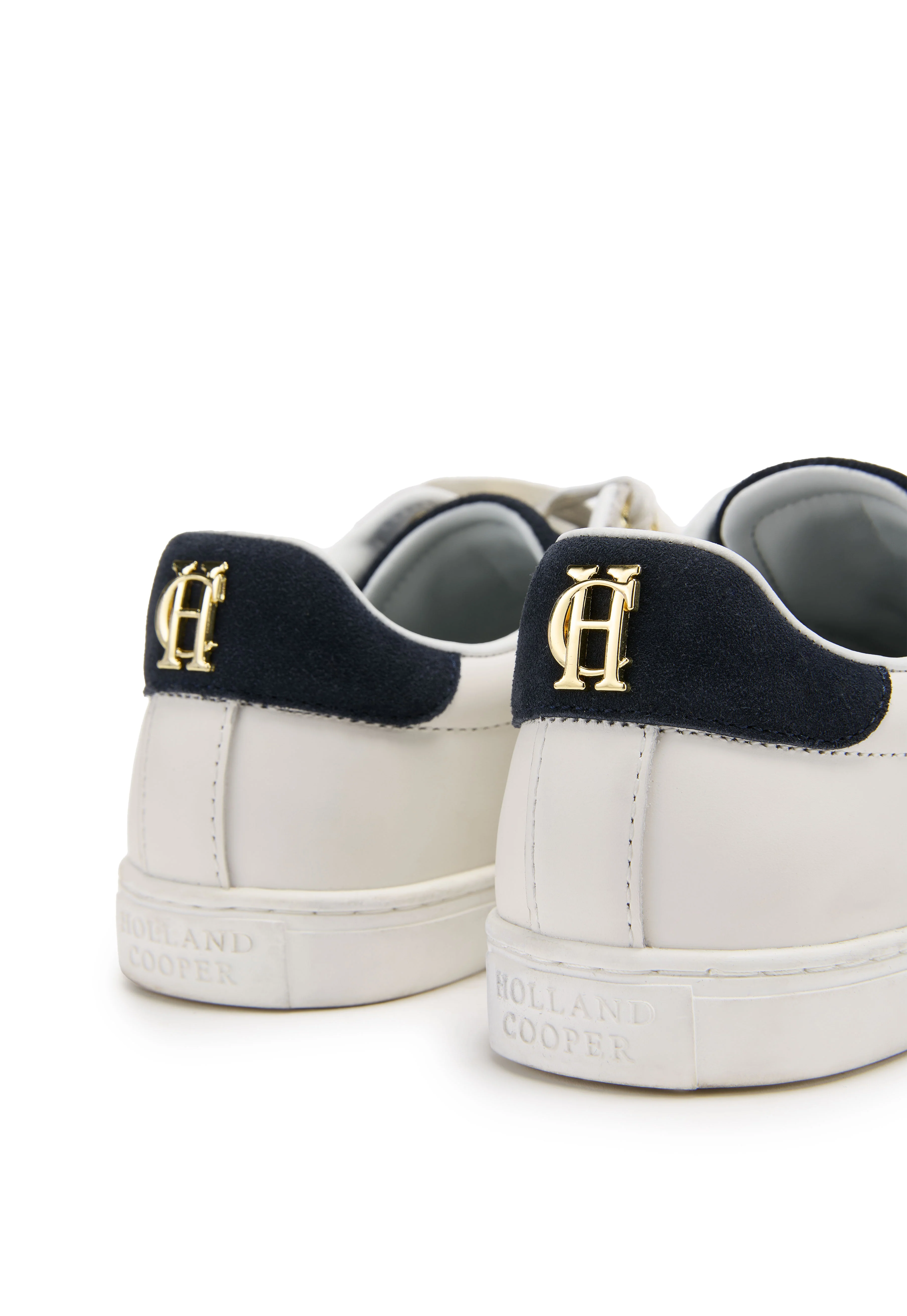 Knightsbridge Court Trainer (White Navy) - Image 6