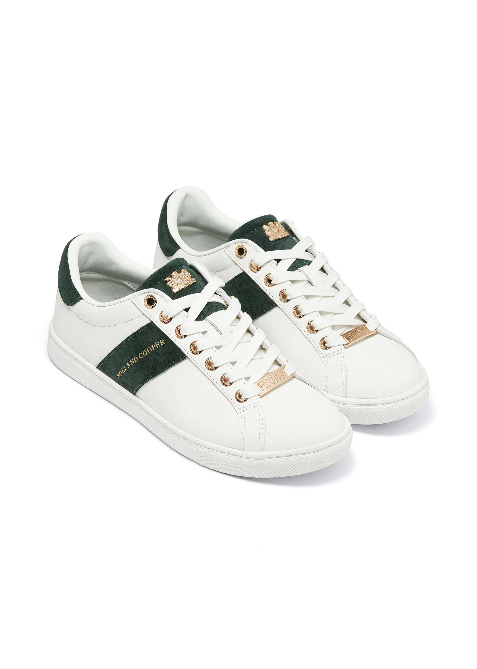 Knightsbridge Court Trainer (White Racing Green) - Image 4