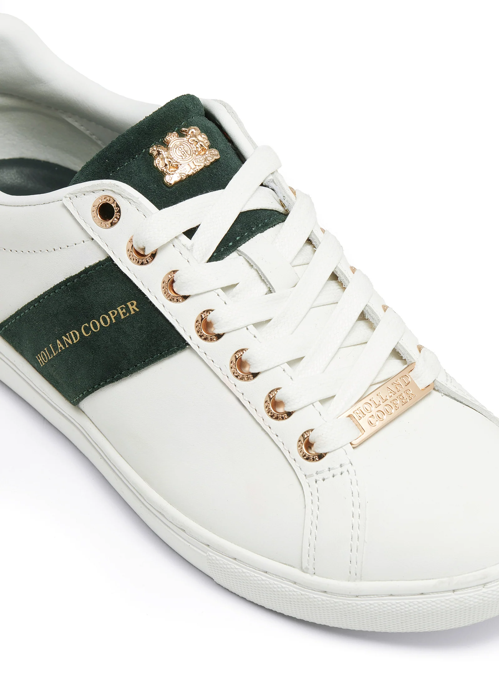 Knightsbridge Court Trainer (White Racing Green) - Image 6
