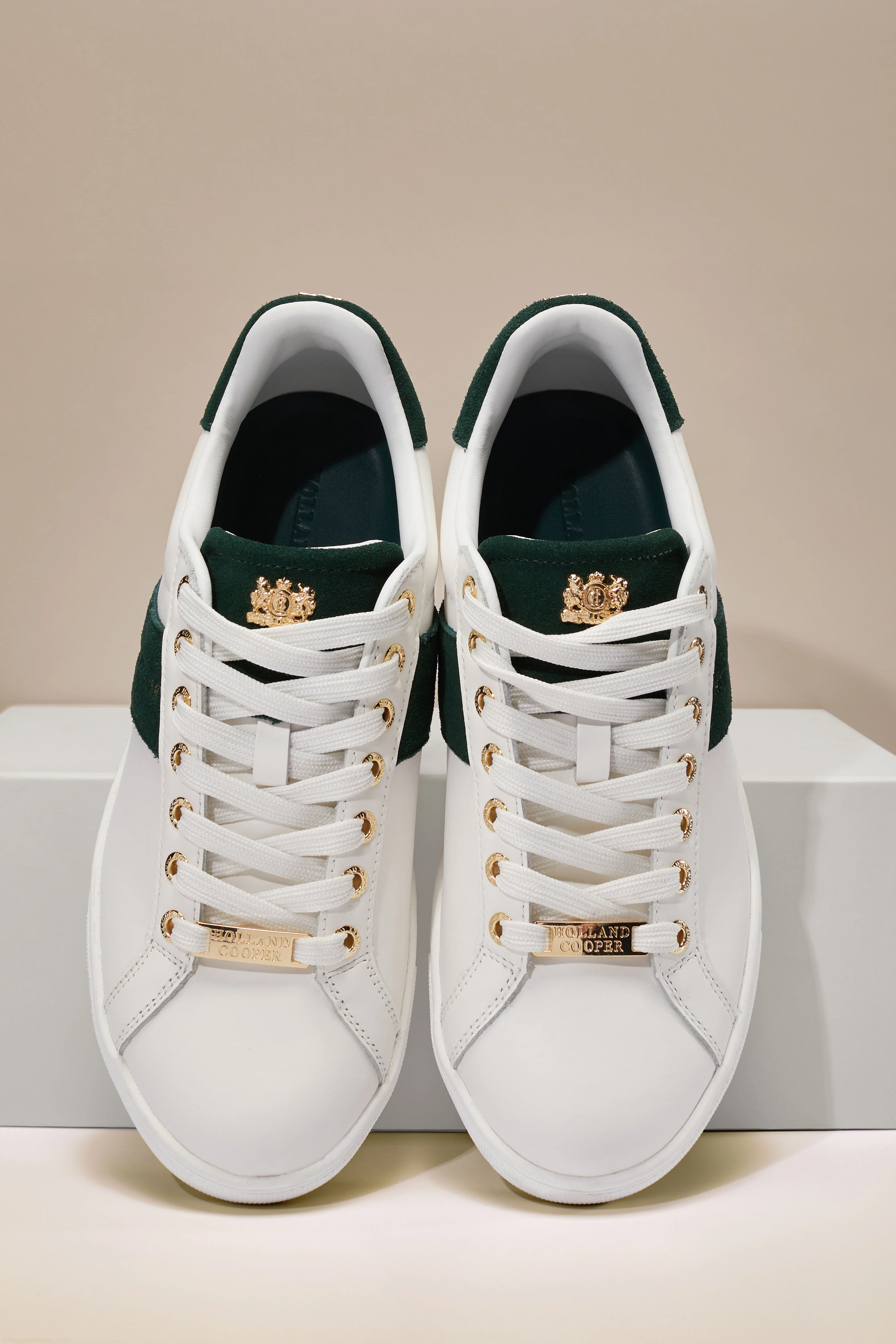 Knightsbridge Court Trainer (White Racing Green) - Image 7