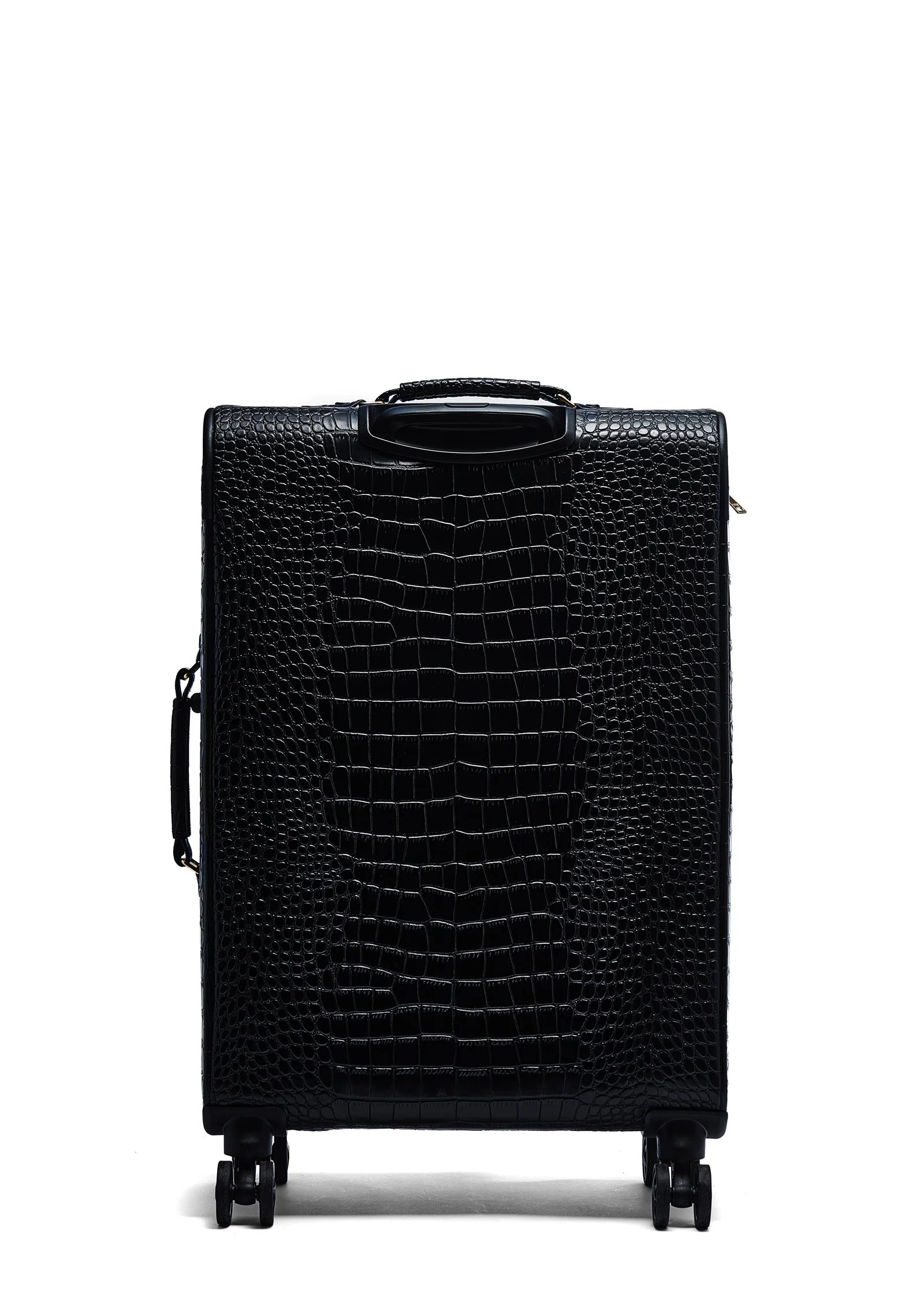 Knightsbridge Large Suitcase (Black Croc) - Image 9