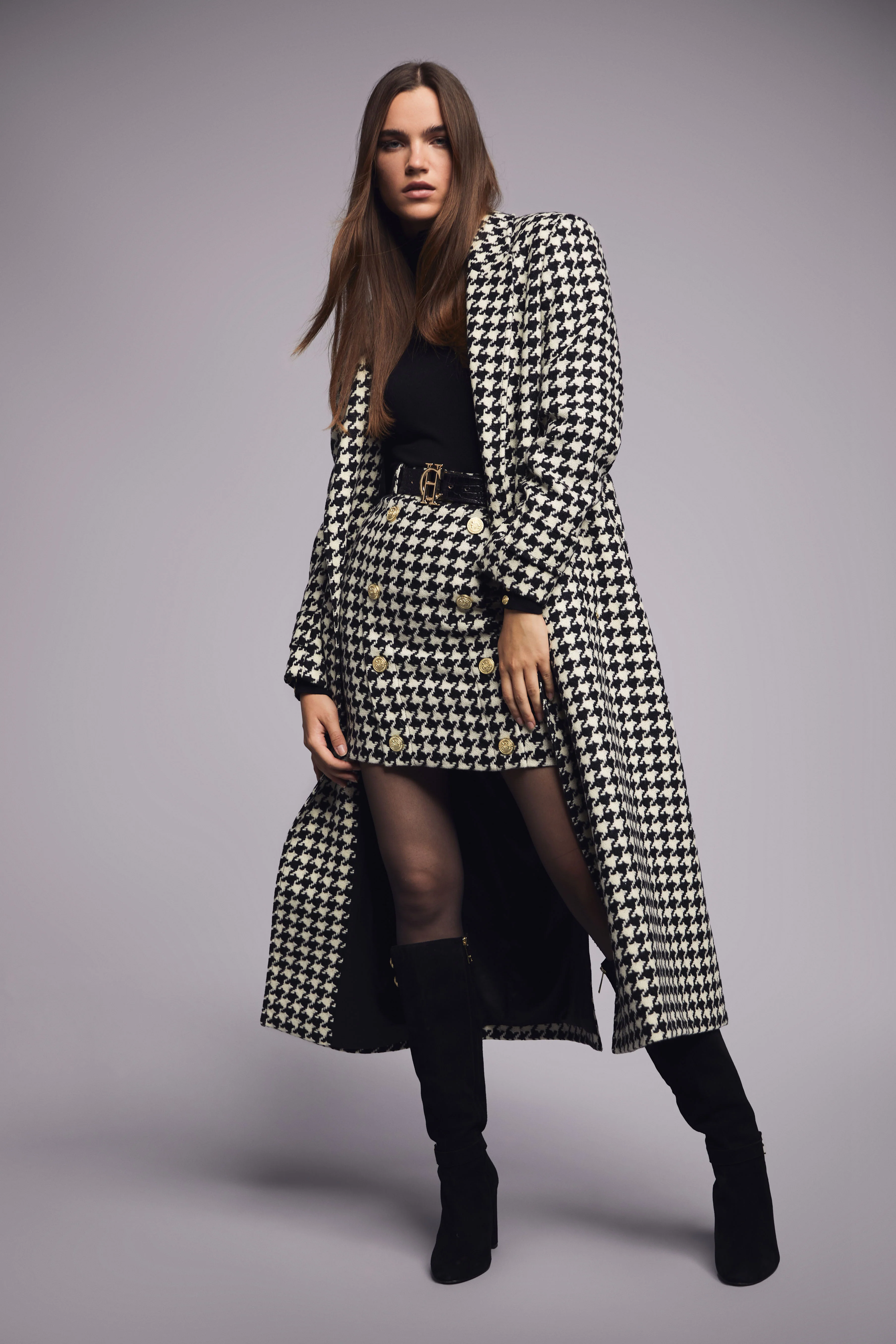 Knightsbridge Skirt (Large Scale Houndstooth) - Image 2