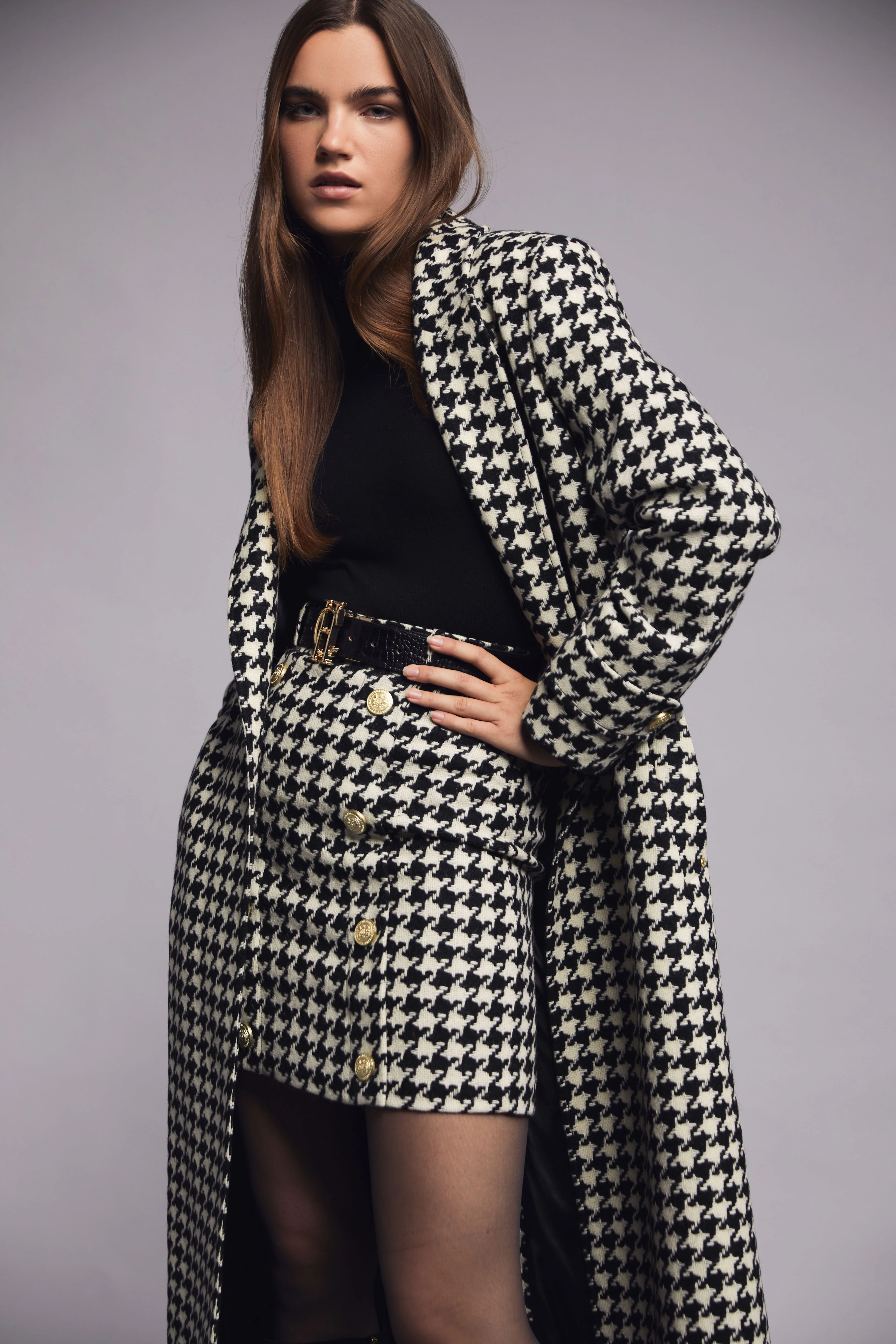 Knightsbridge Skirt (Large Scale Houndstooth) - Image 3