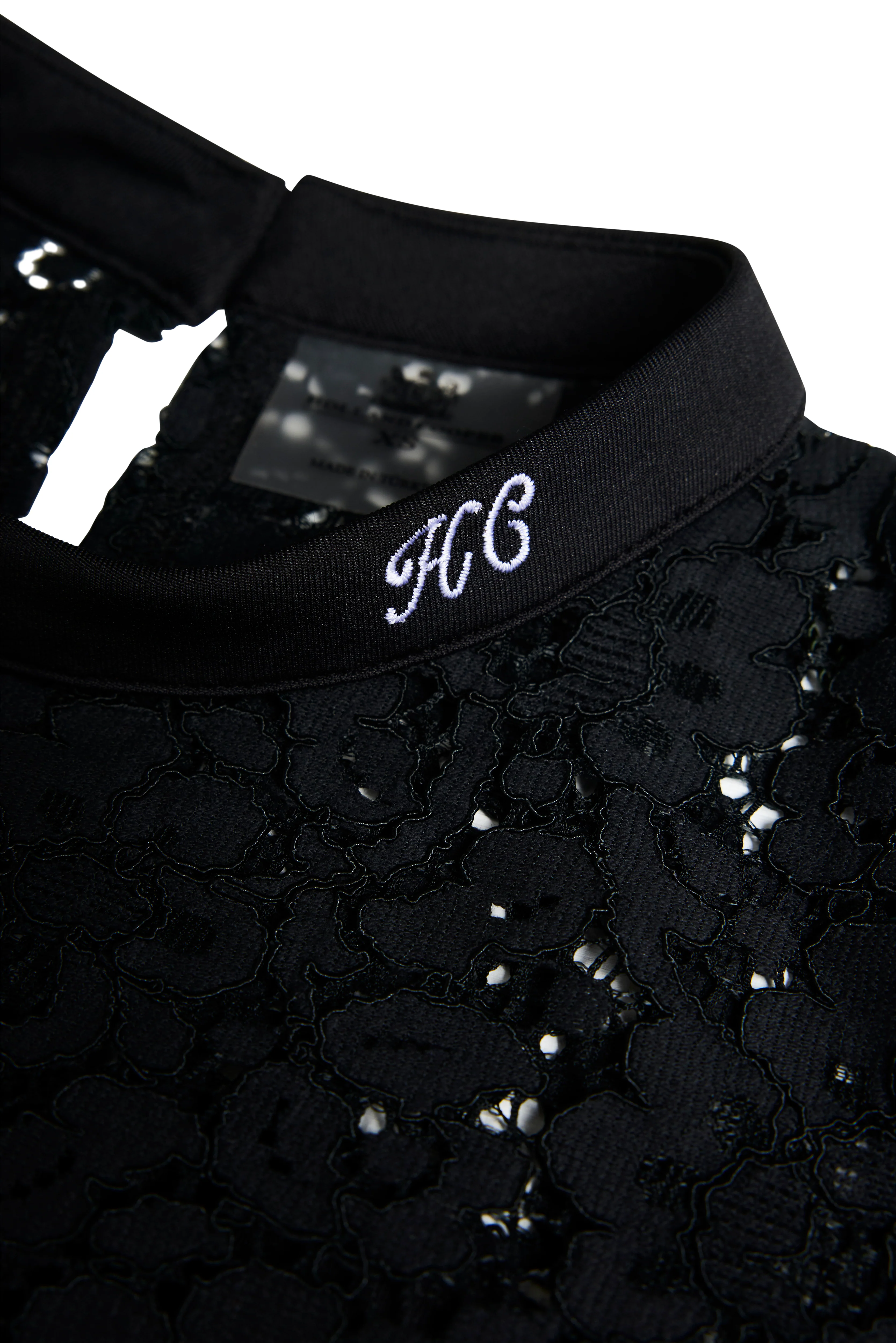 Lace Tee (Black) - Image 8