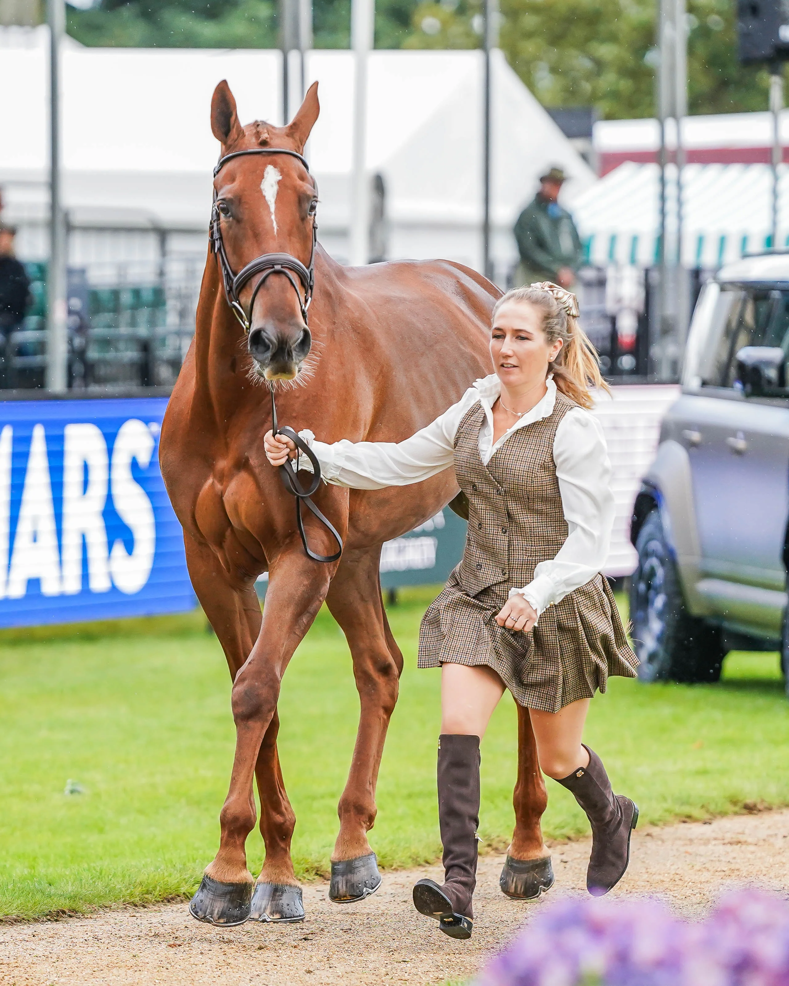 Laura Collett's Burghley Trot Up Look One - Image 2
