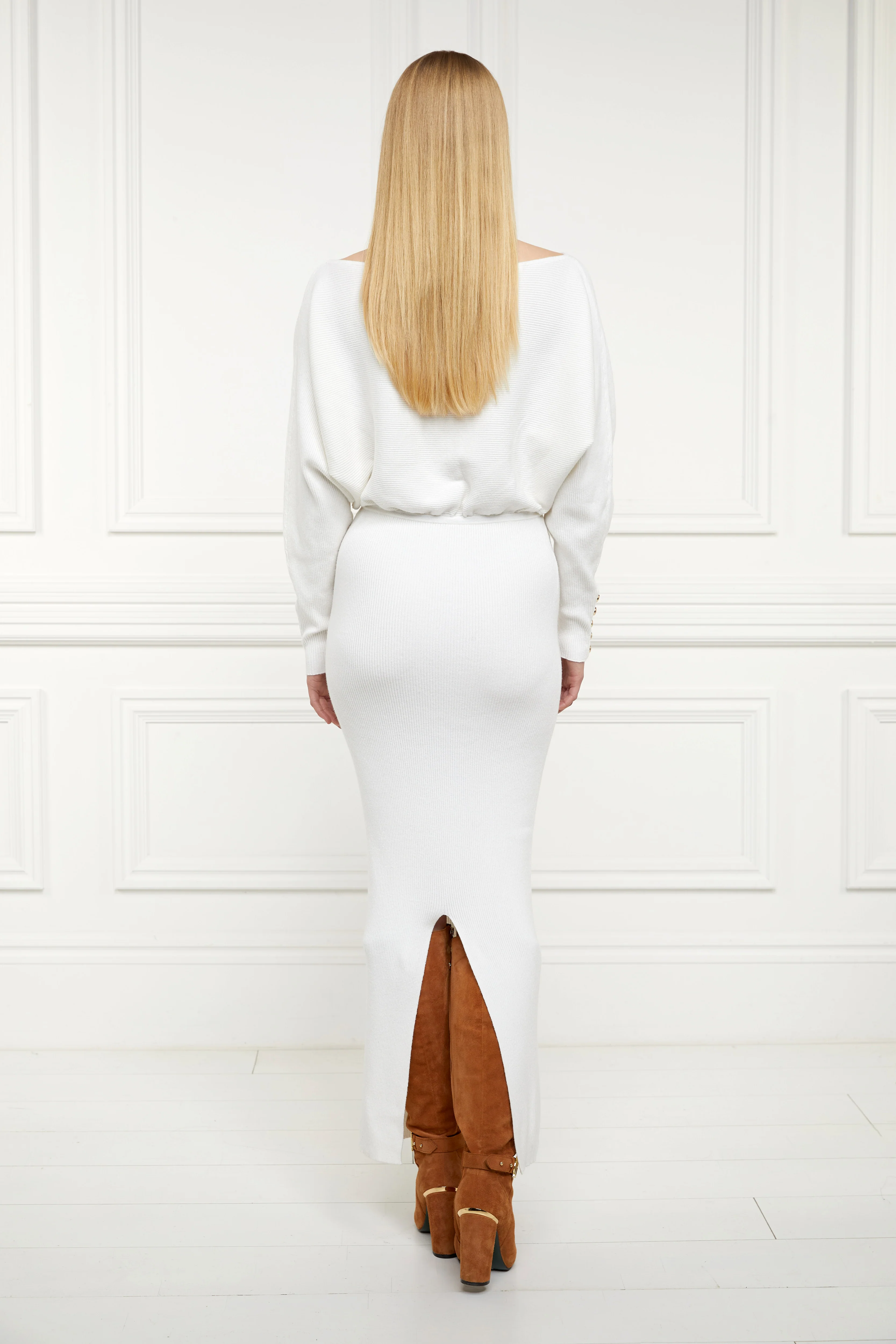 Leyla Knitted Dress (Natural) - Image 6