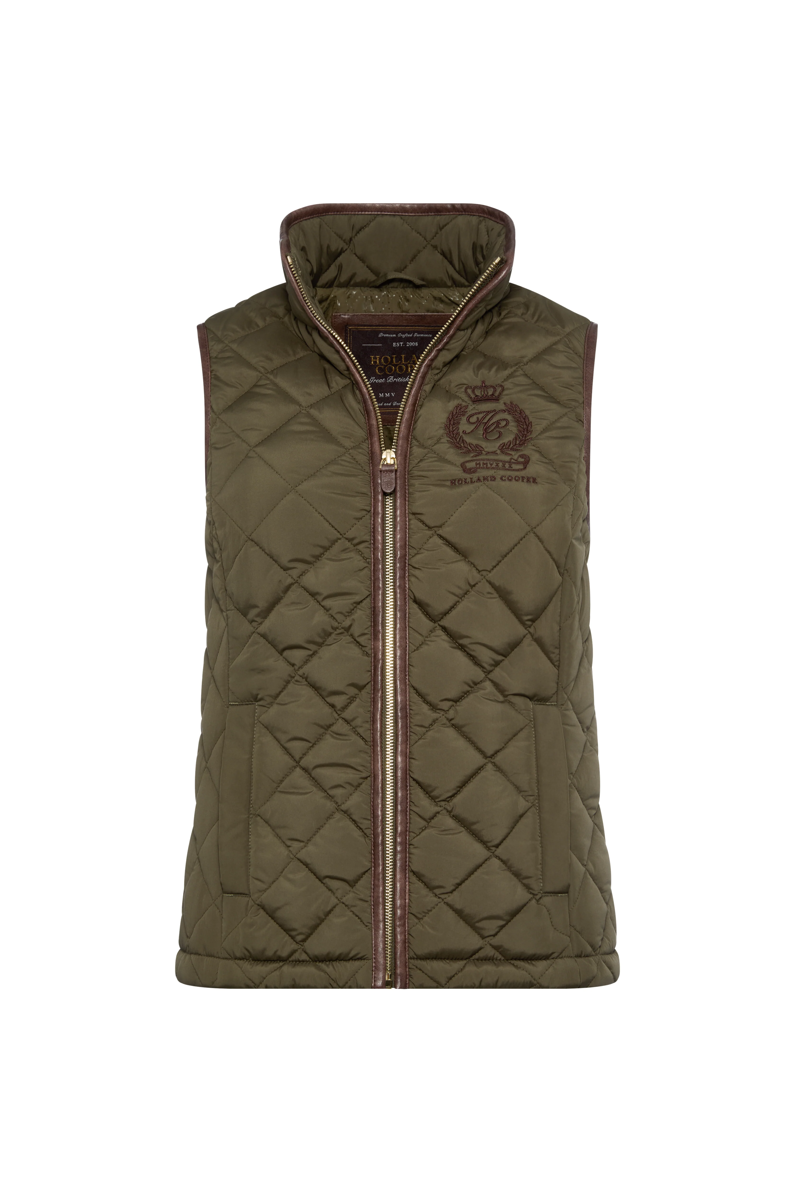 Lightweight Country Gilet (Khaki) - Image 6