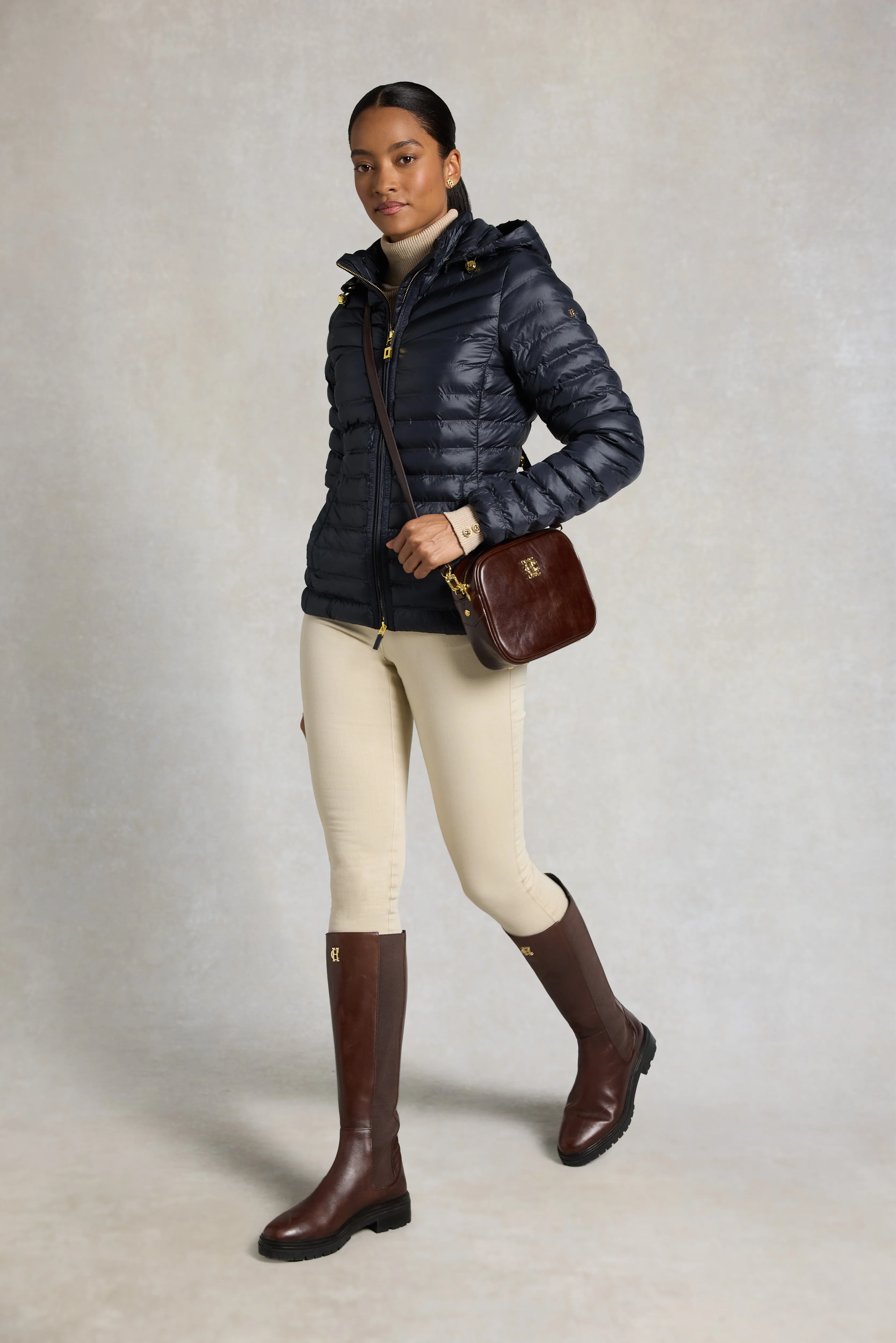 Lightweight Puffer Jacket (Ink Navy) - Image 3