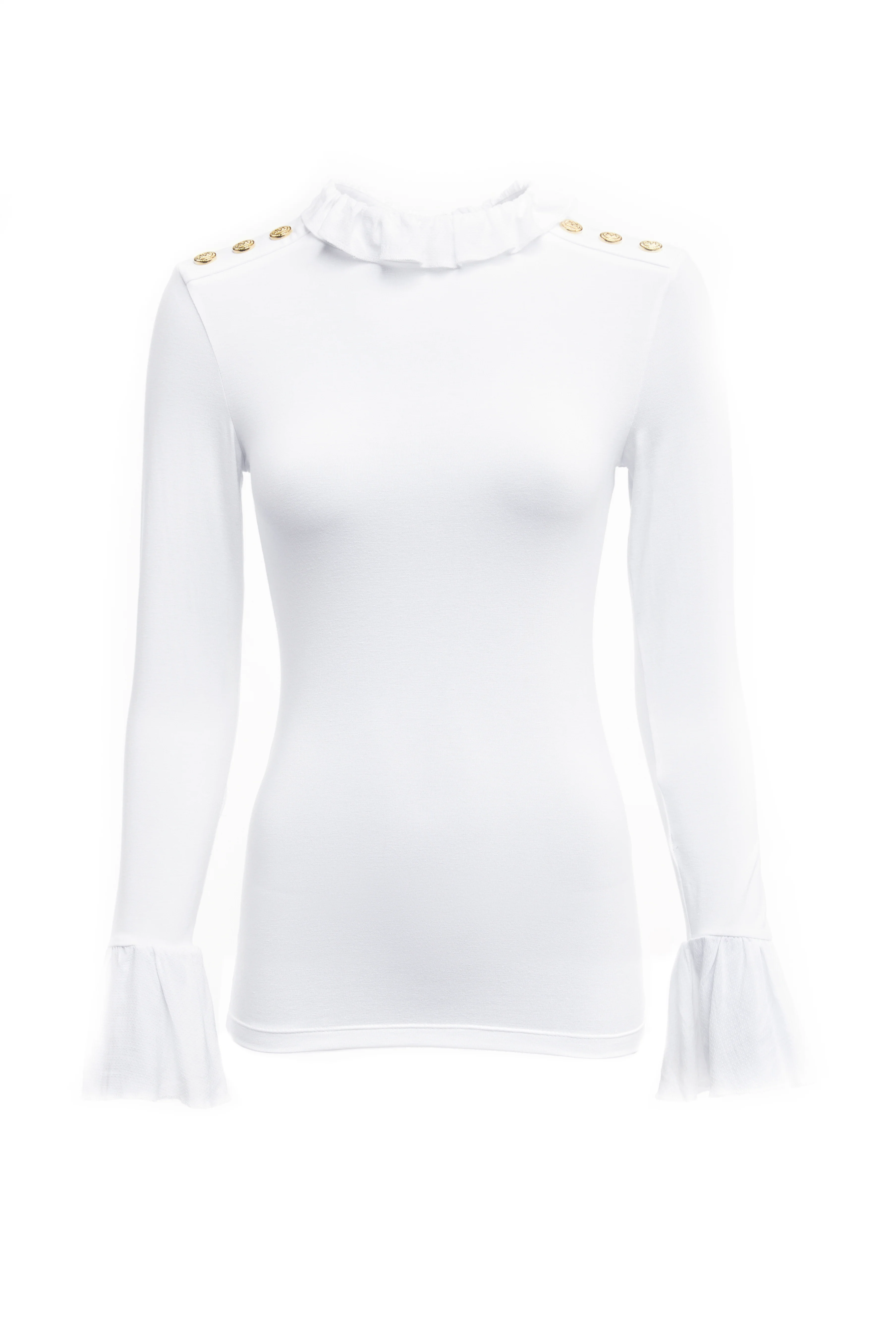 Lilibet Jersey Tee (White) - Image 4
