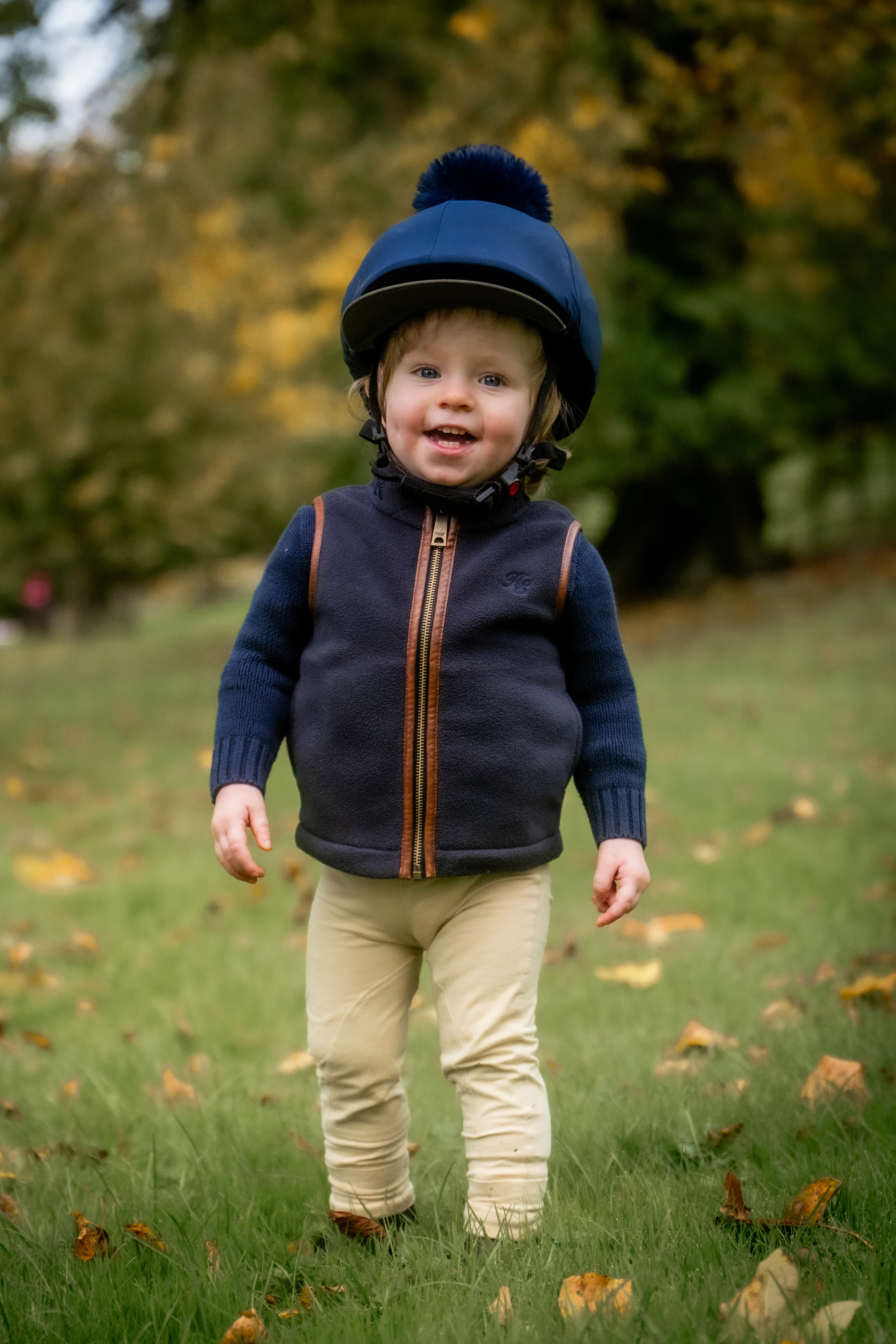 Little Country Fleece Gilet (Ink Navy) - Image 3