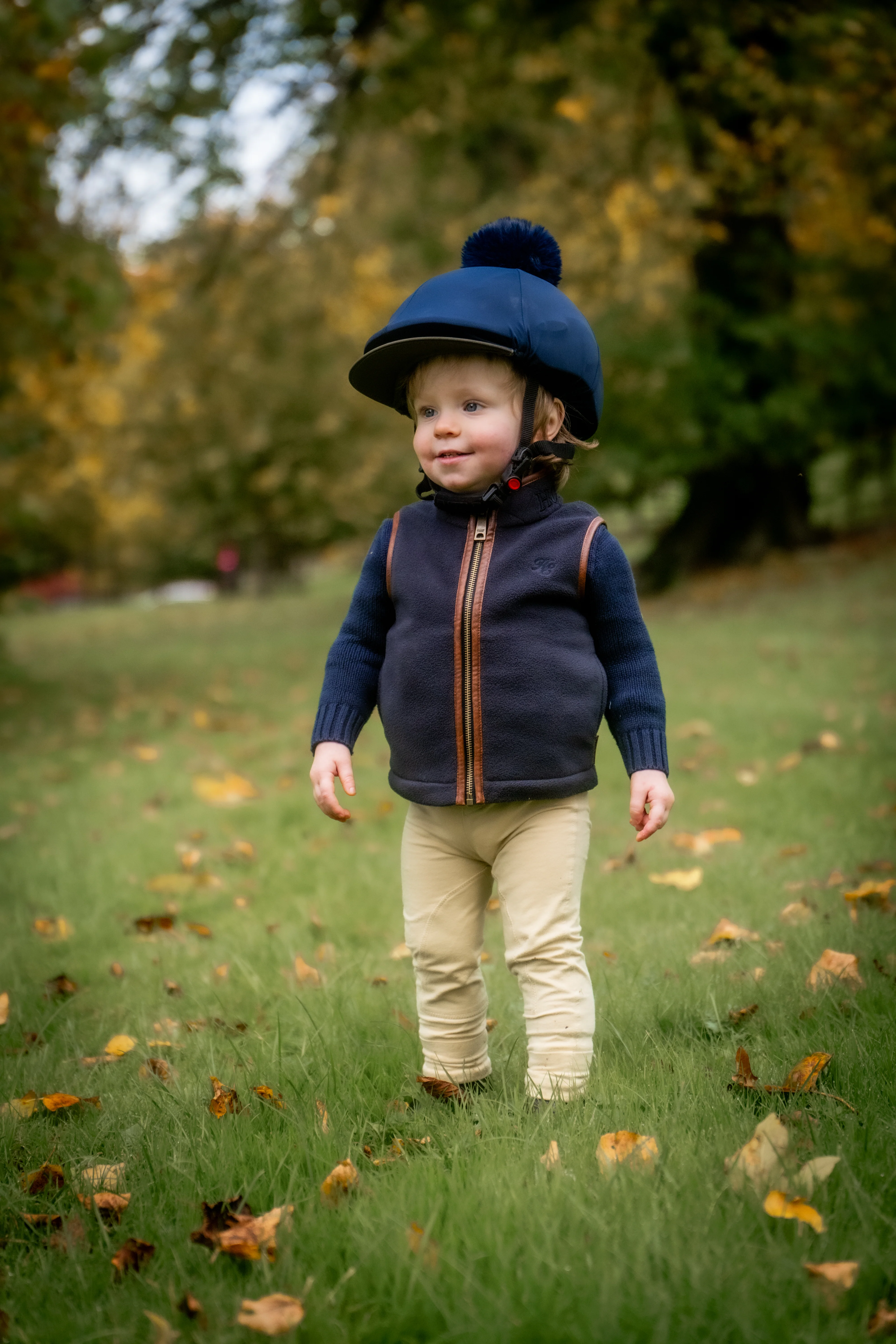 Little Country Fleece Gilet (Ink Navy) - Image 5