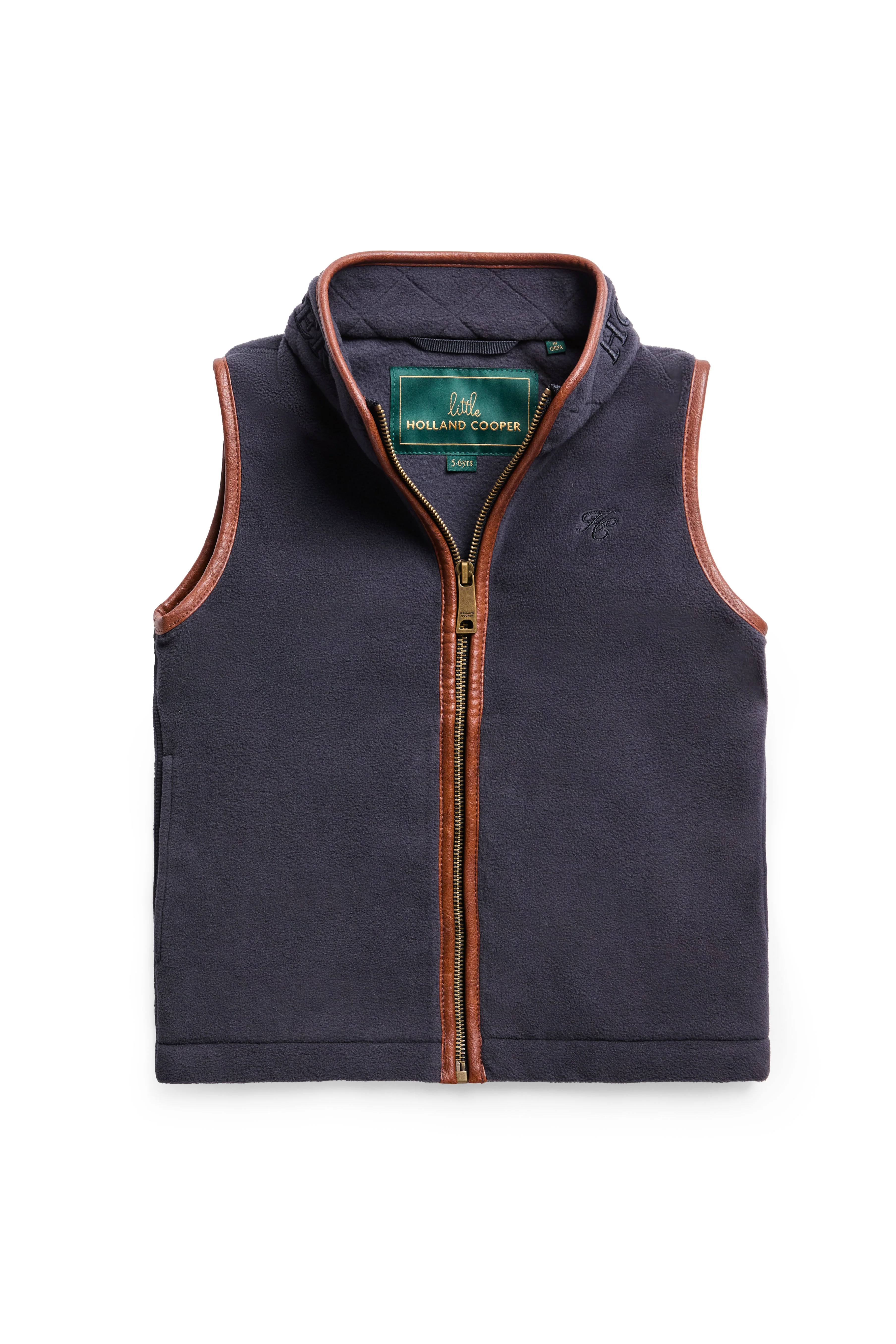 Little Country Fleece Gilet (Ink Navy) - Image 9