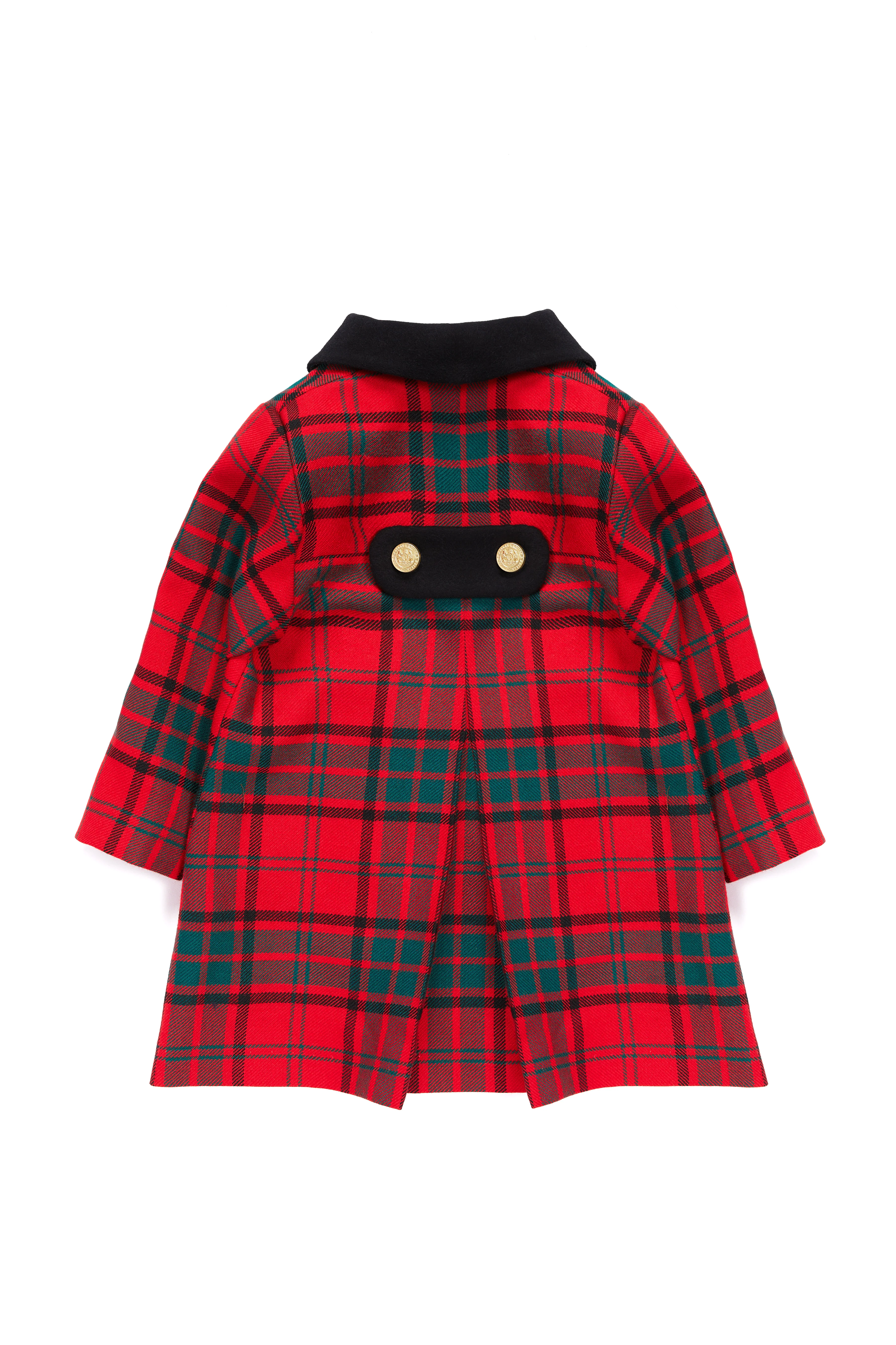 Little Town Coat (Red Tartan) - Image 3