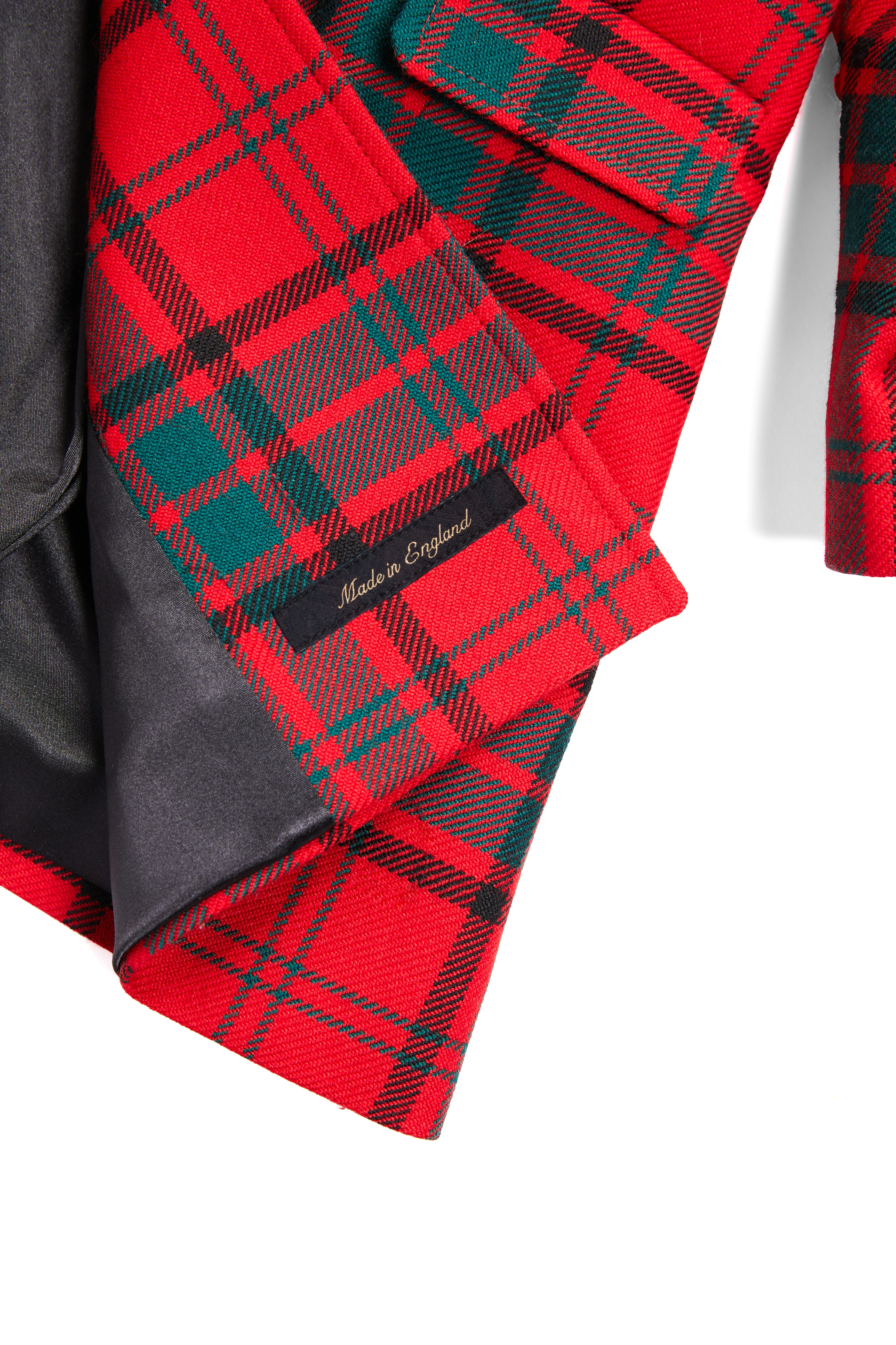 Little Town Coat (Red Tartan) - Image 5