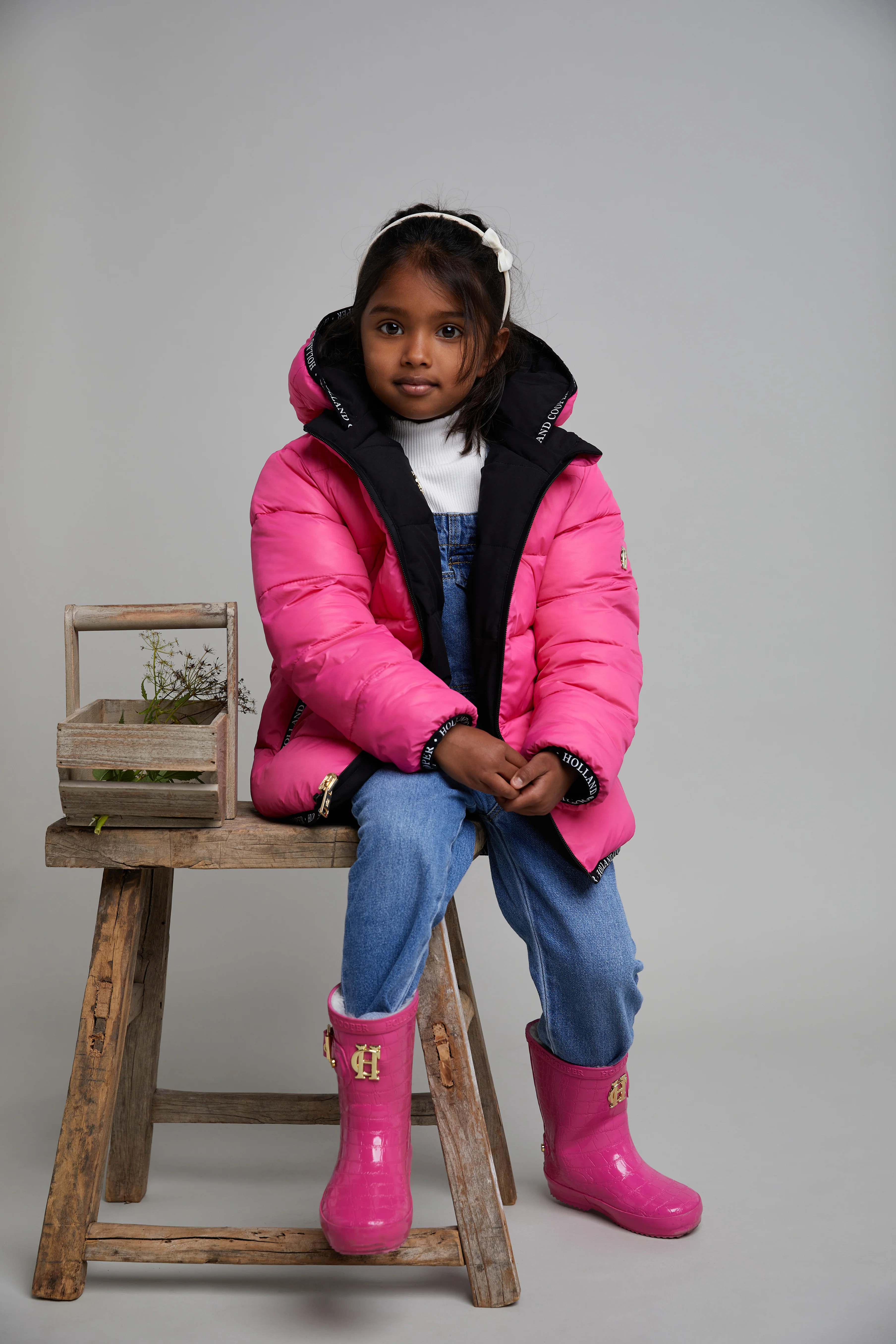 Little Wellie - Junior (Lollipop Pink) - Image 3