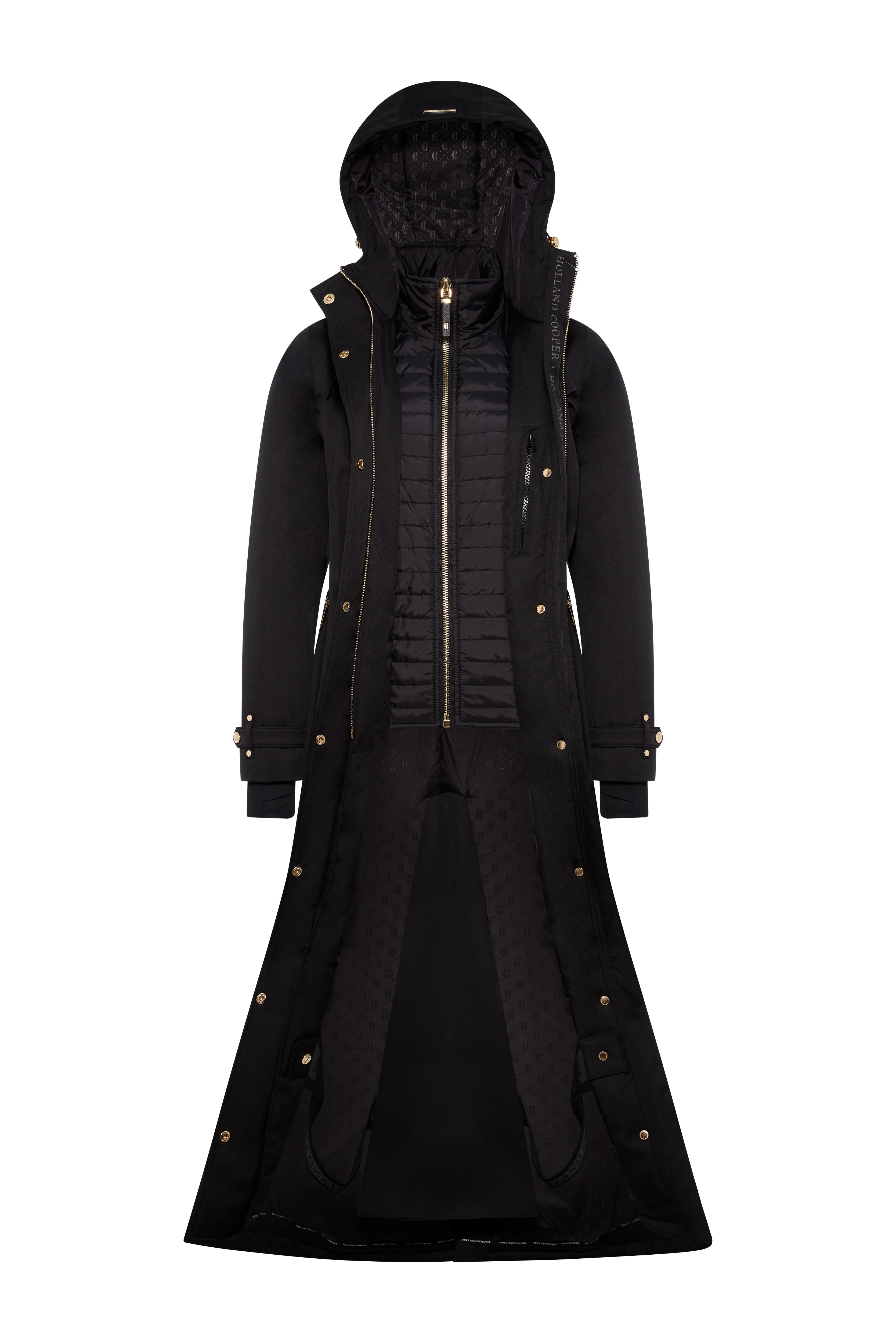 Longline Training Coat (Black) - Image 10