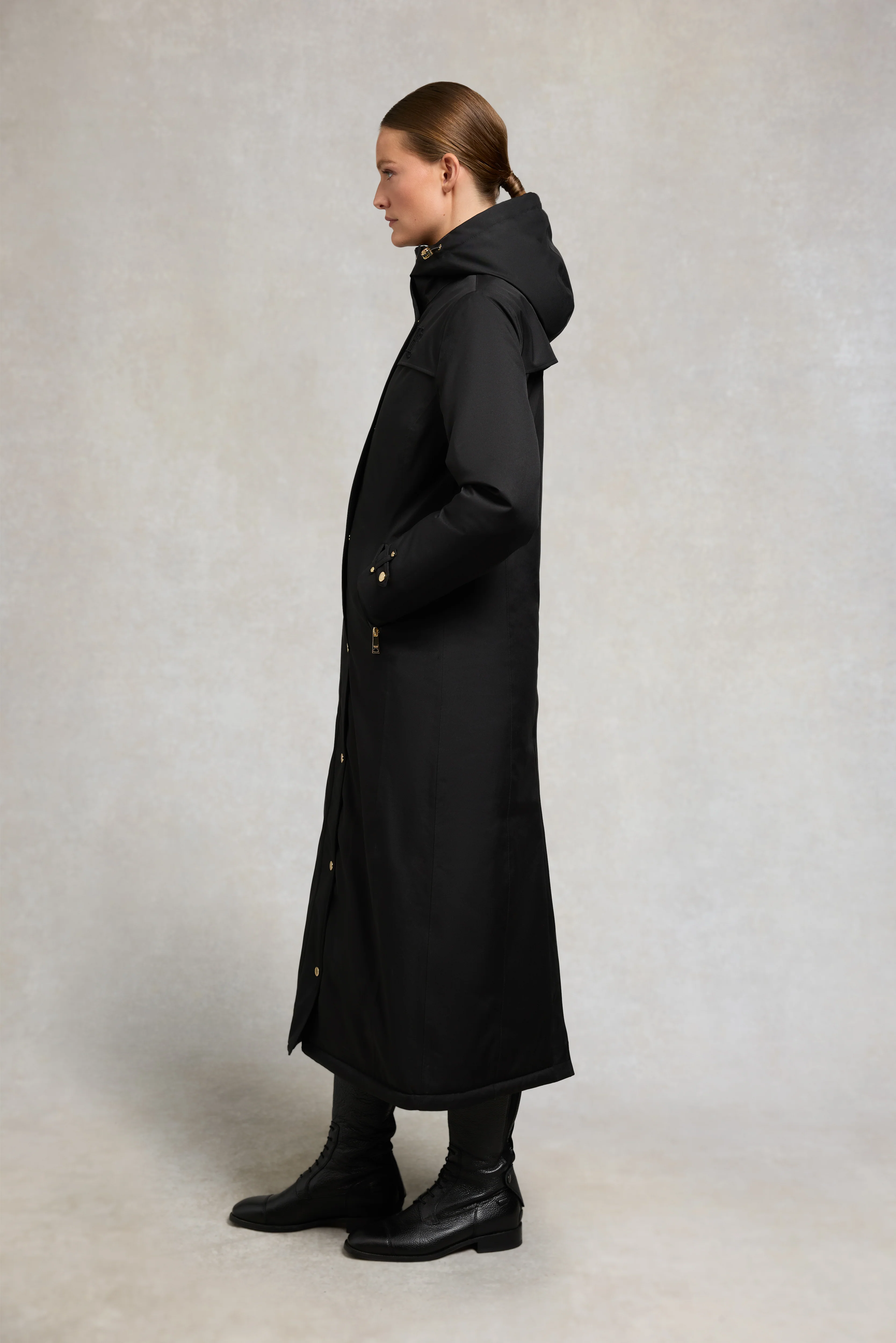 Longline Training Coat (Black) - Image 11