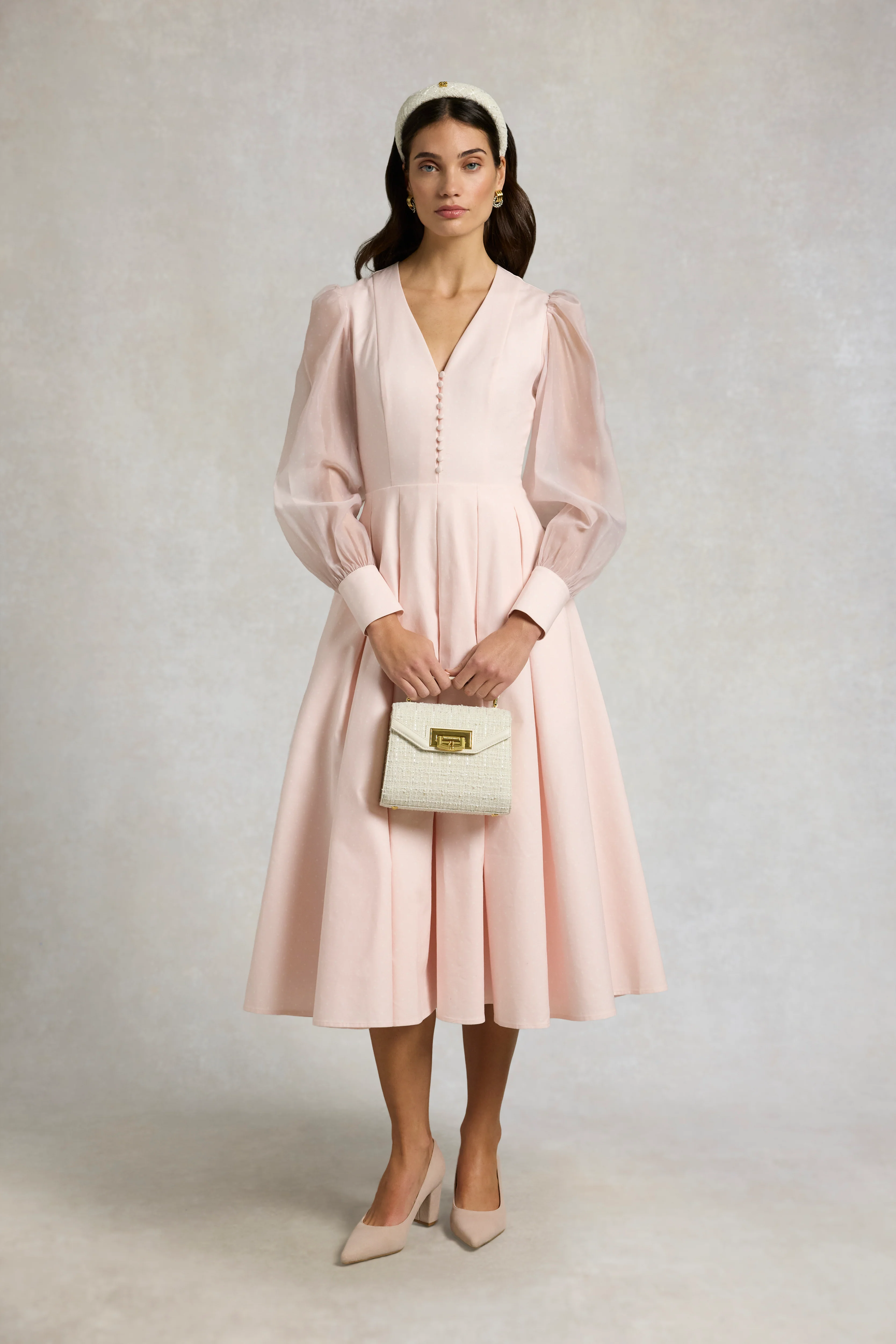 Lucie Dress (Blush Polka Dot) - Image 10