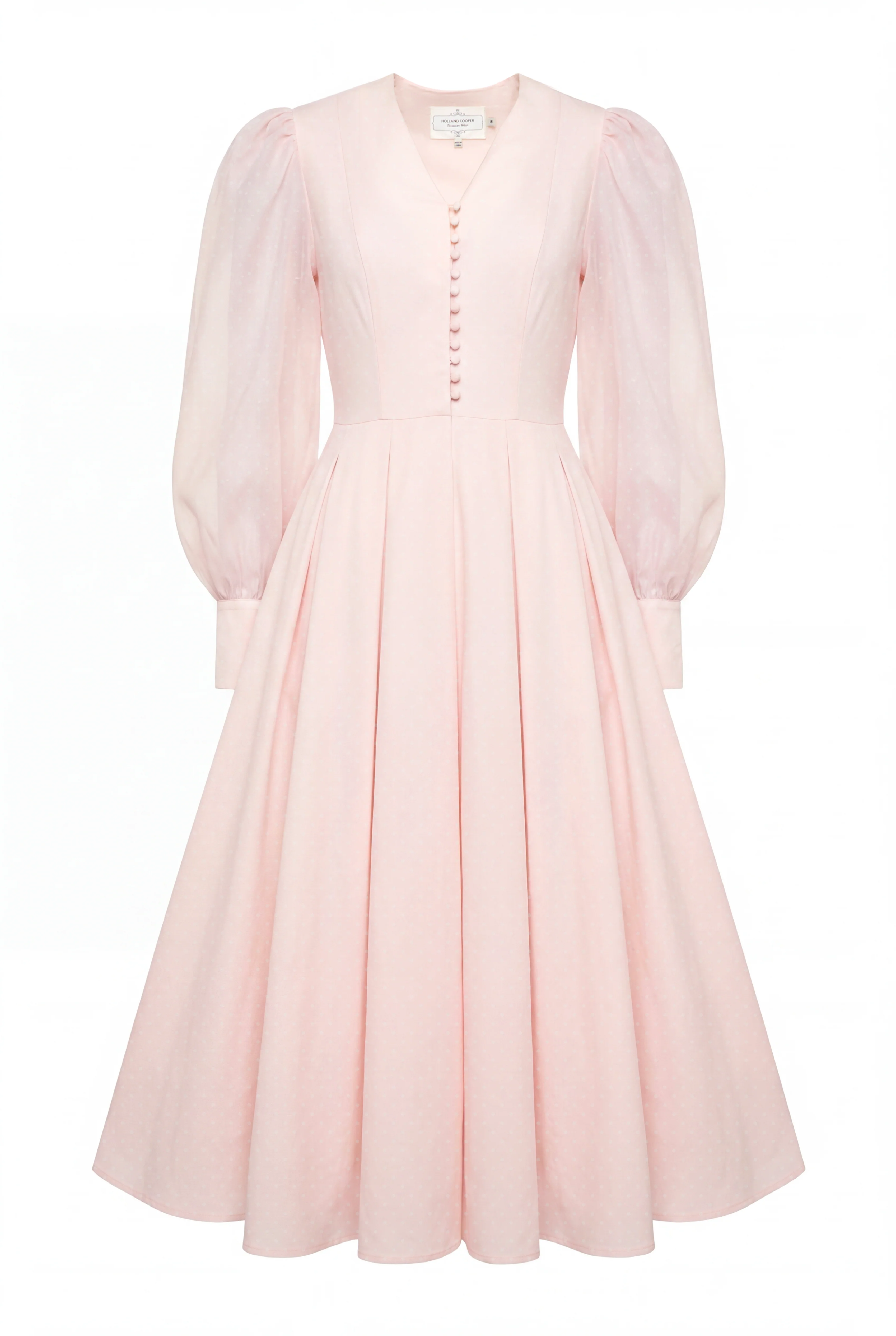 Lucie Dress (Blush Polka Dot) - Image 12
