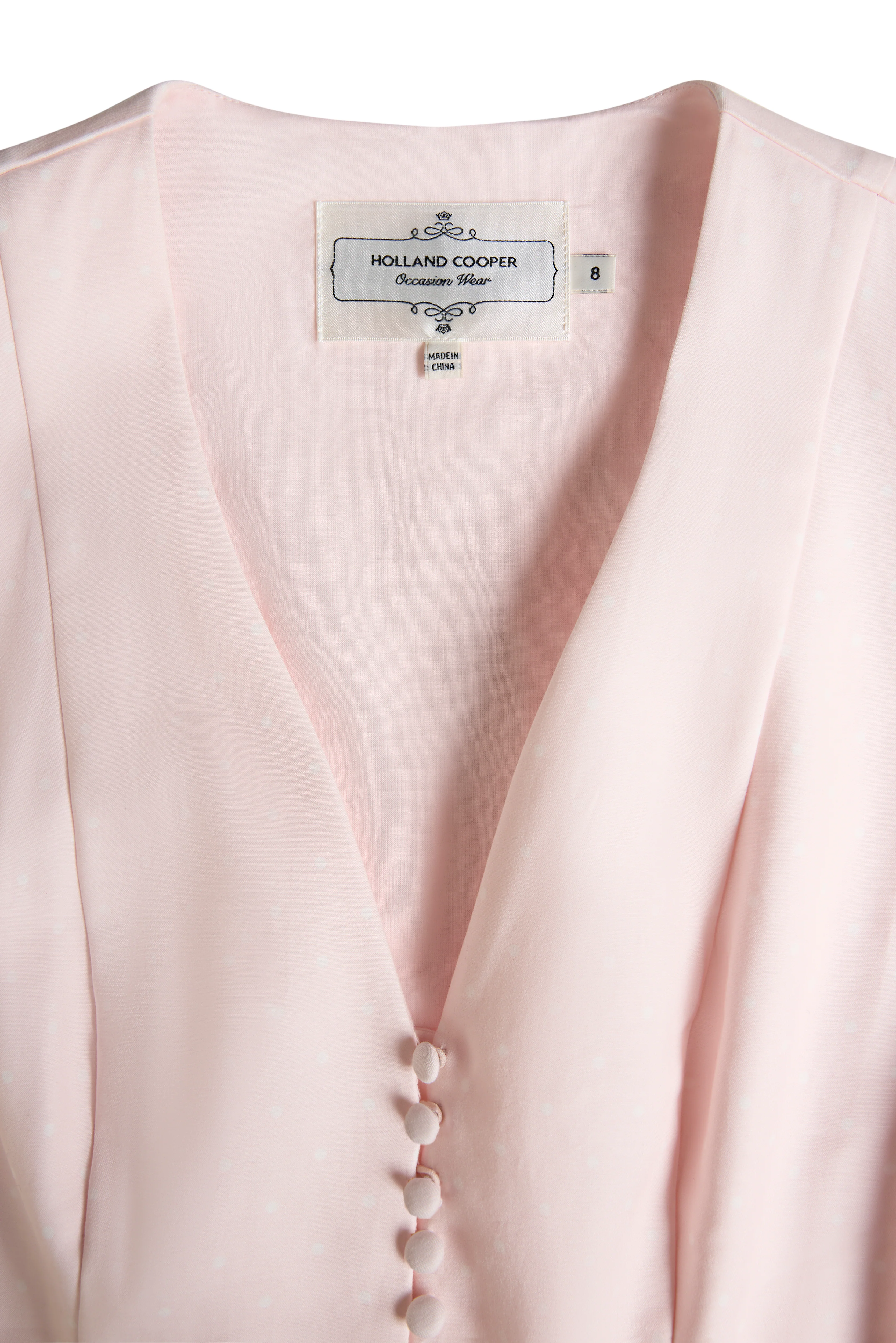 Lucie Dress (Blush Polka Dot) - Image 13