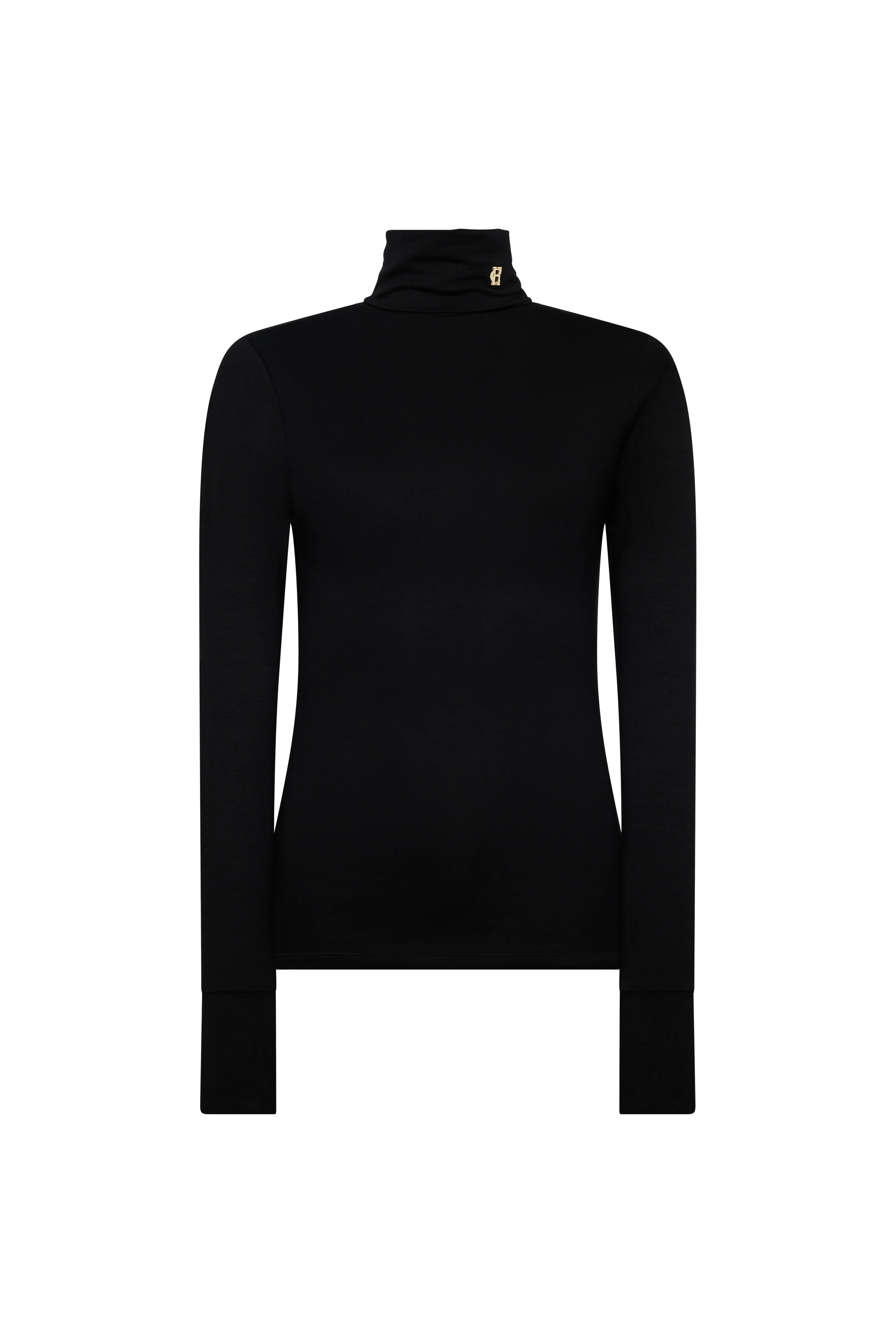 Lucy Essential Roll Neck (Black) - Image 4