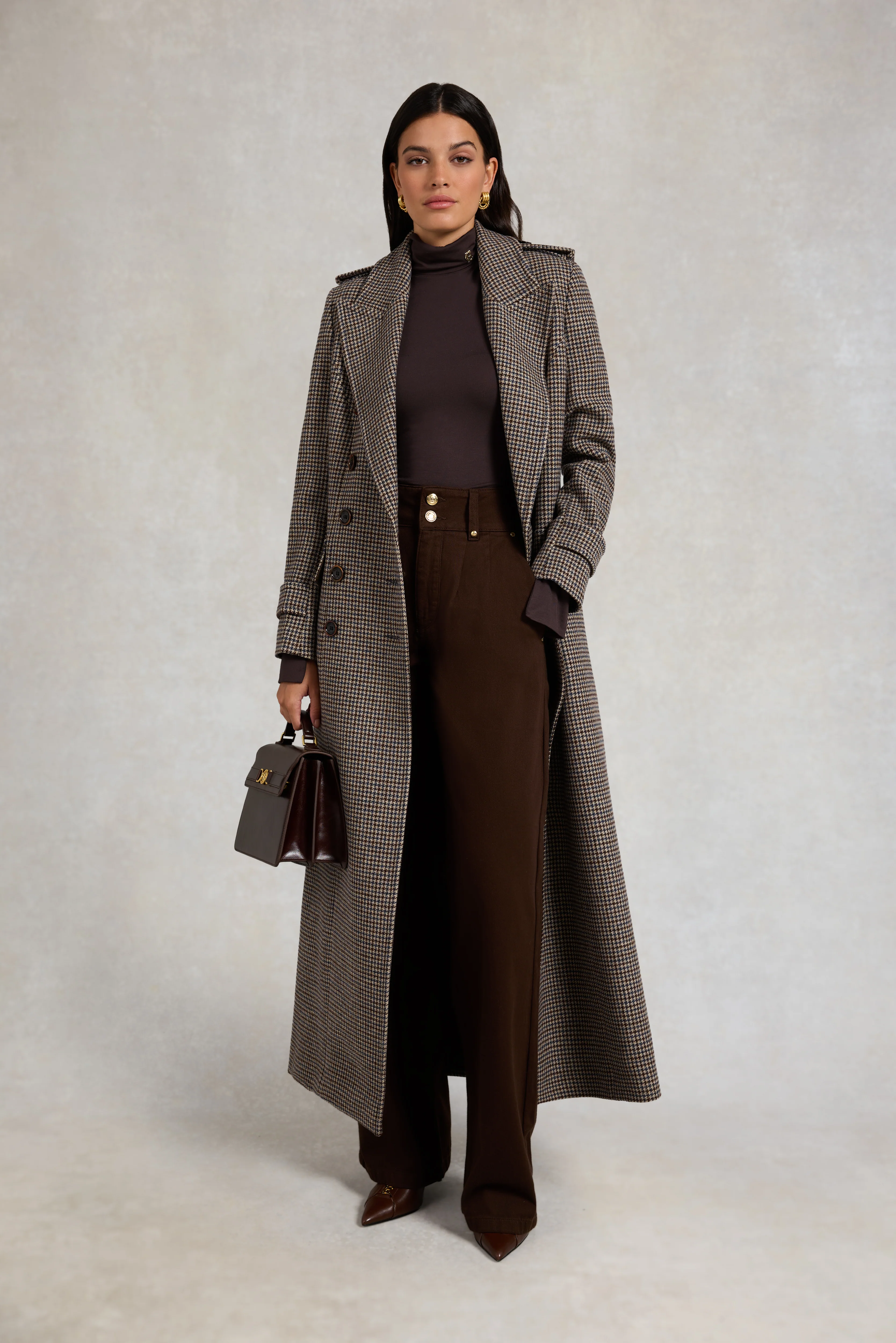 Lucy Essential Roll Neck (Chocolate) - Image 3