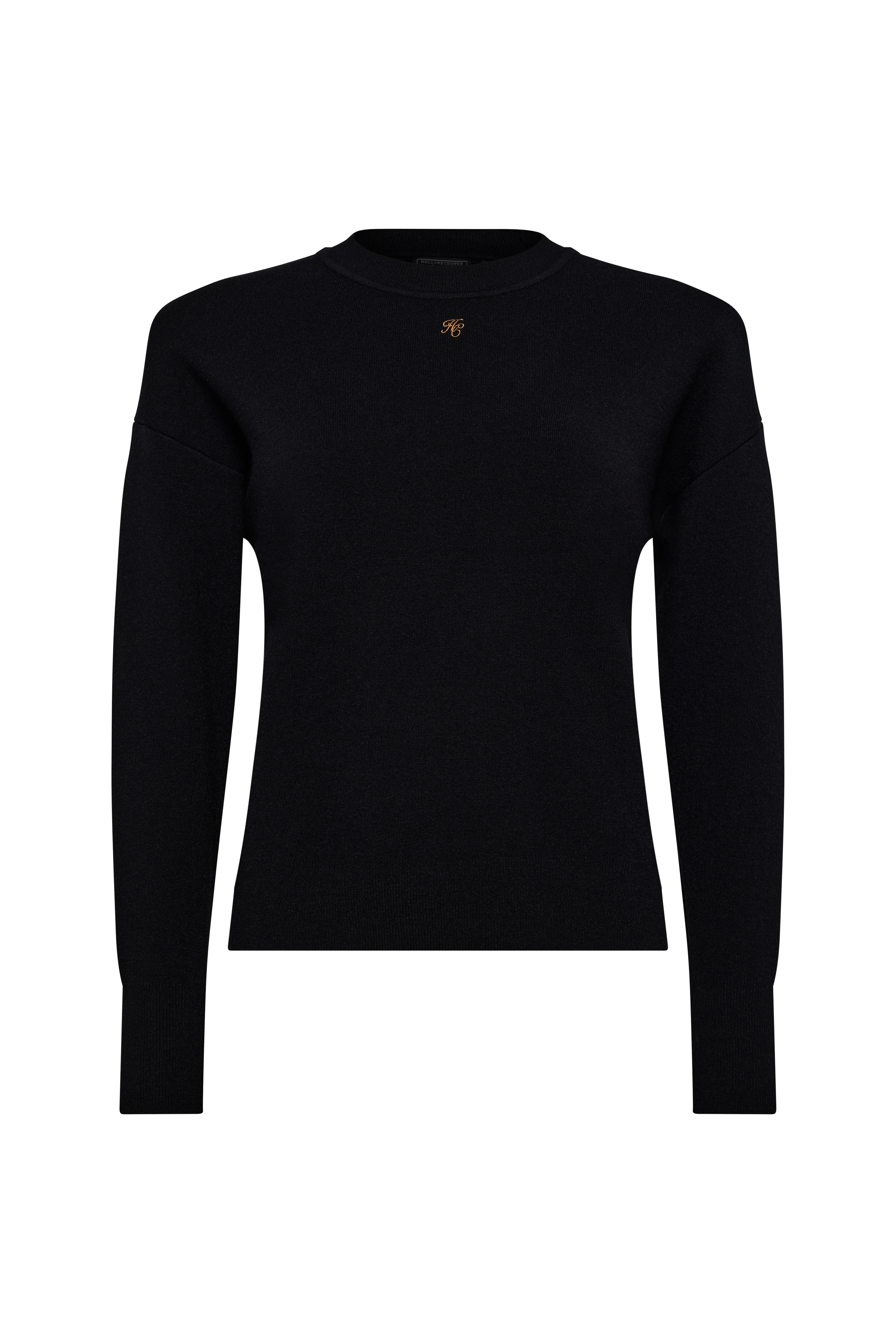 Maria Crew Neck Knit (Black) - Image 4