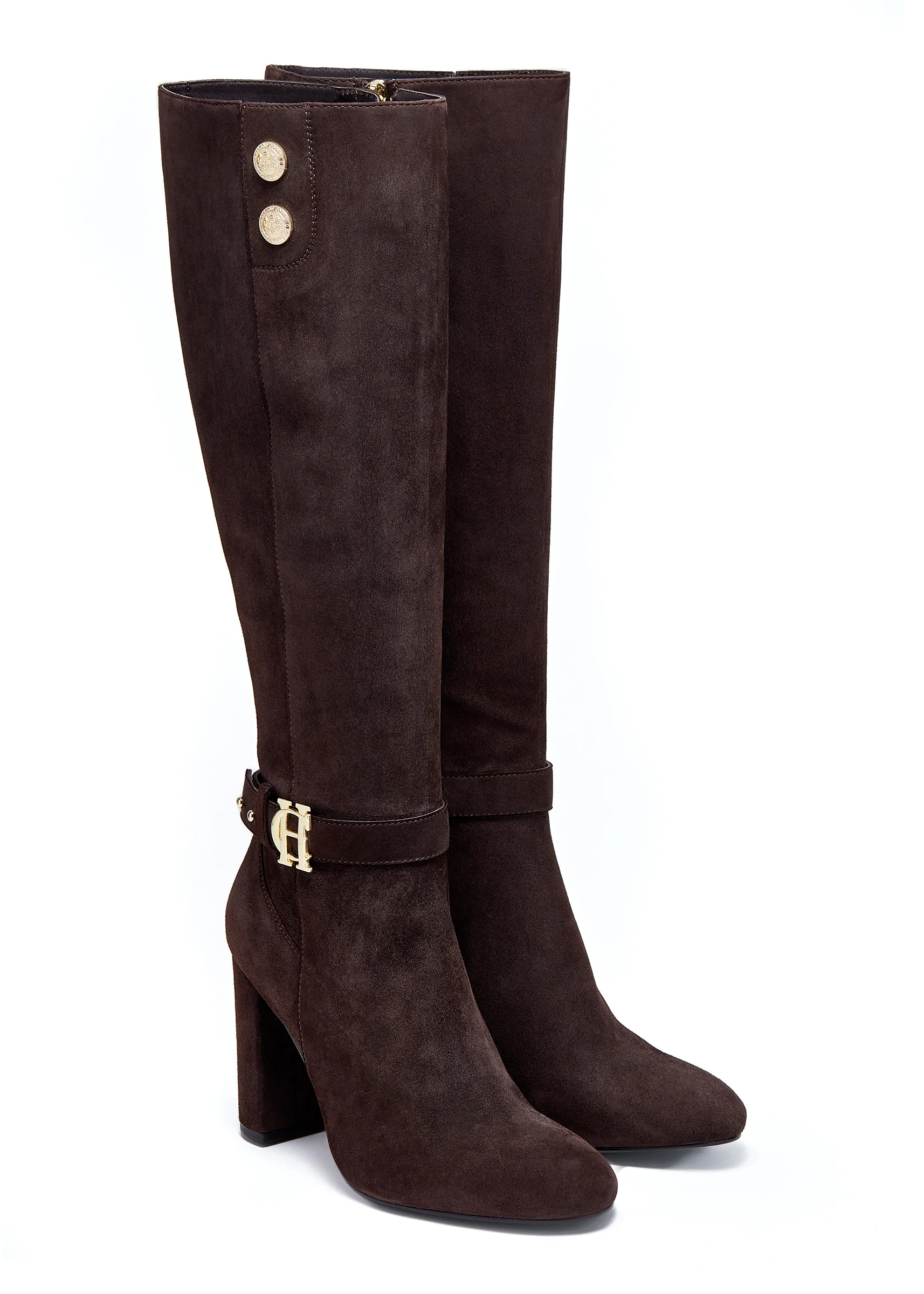 Marlborough Knee Boot (Chocolate) - Image 3