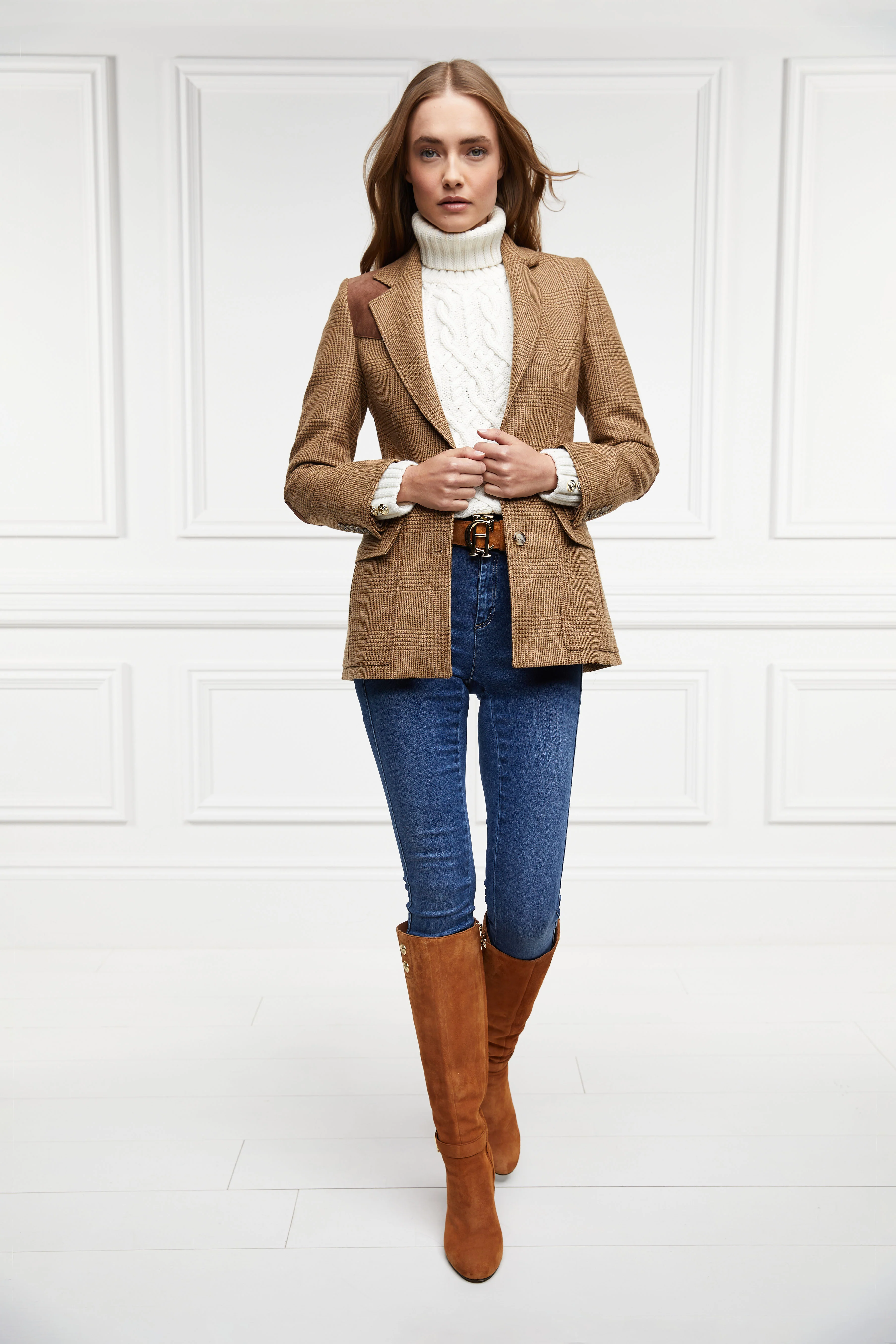 Marlborough Knee Boot (Tan) - Image 3