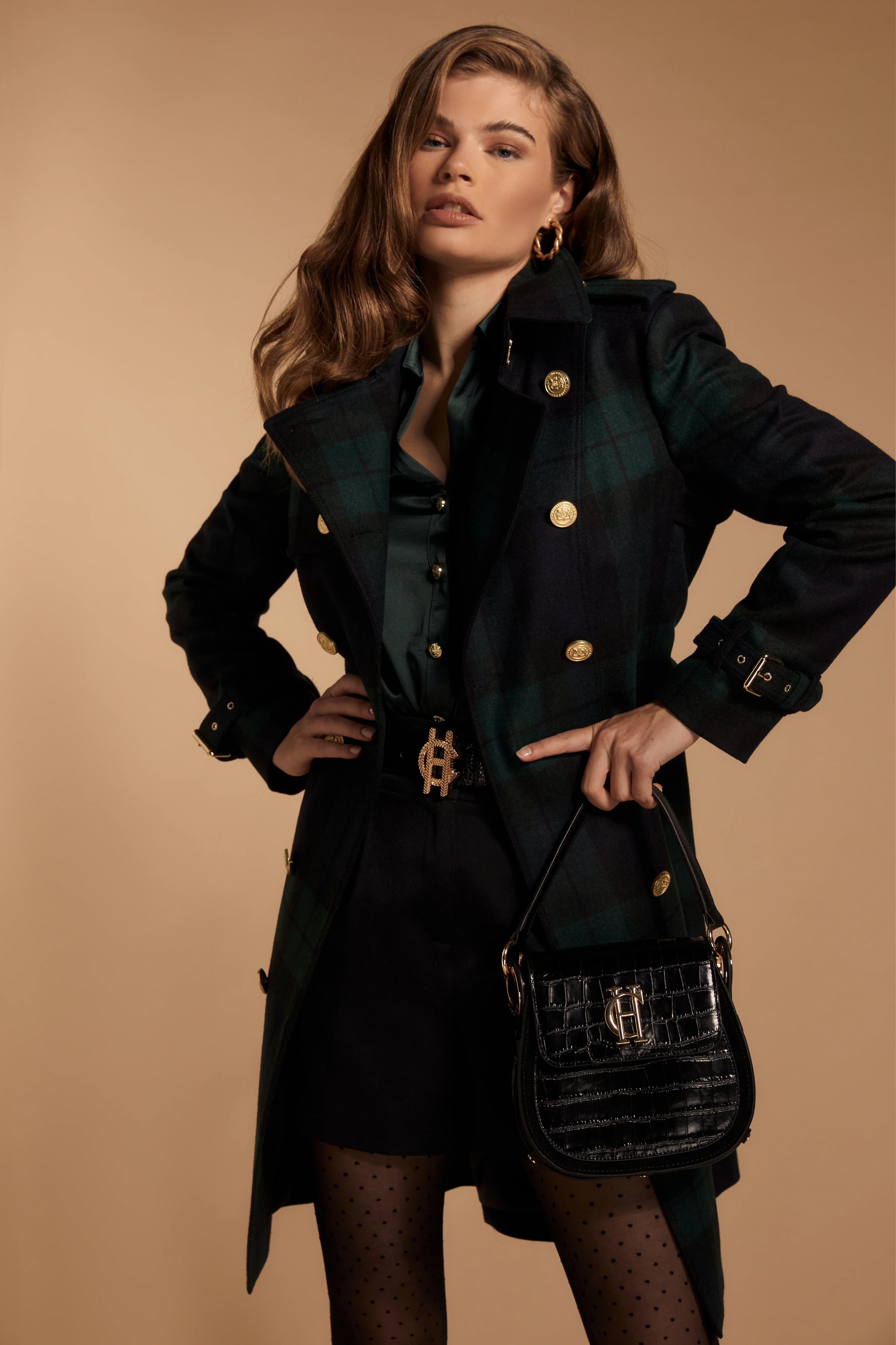 Marlborough Trench Coat (Blackwatch) - Image 3