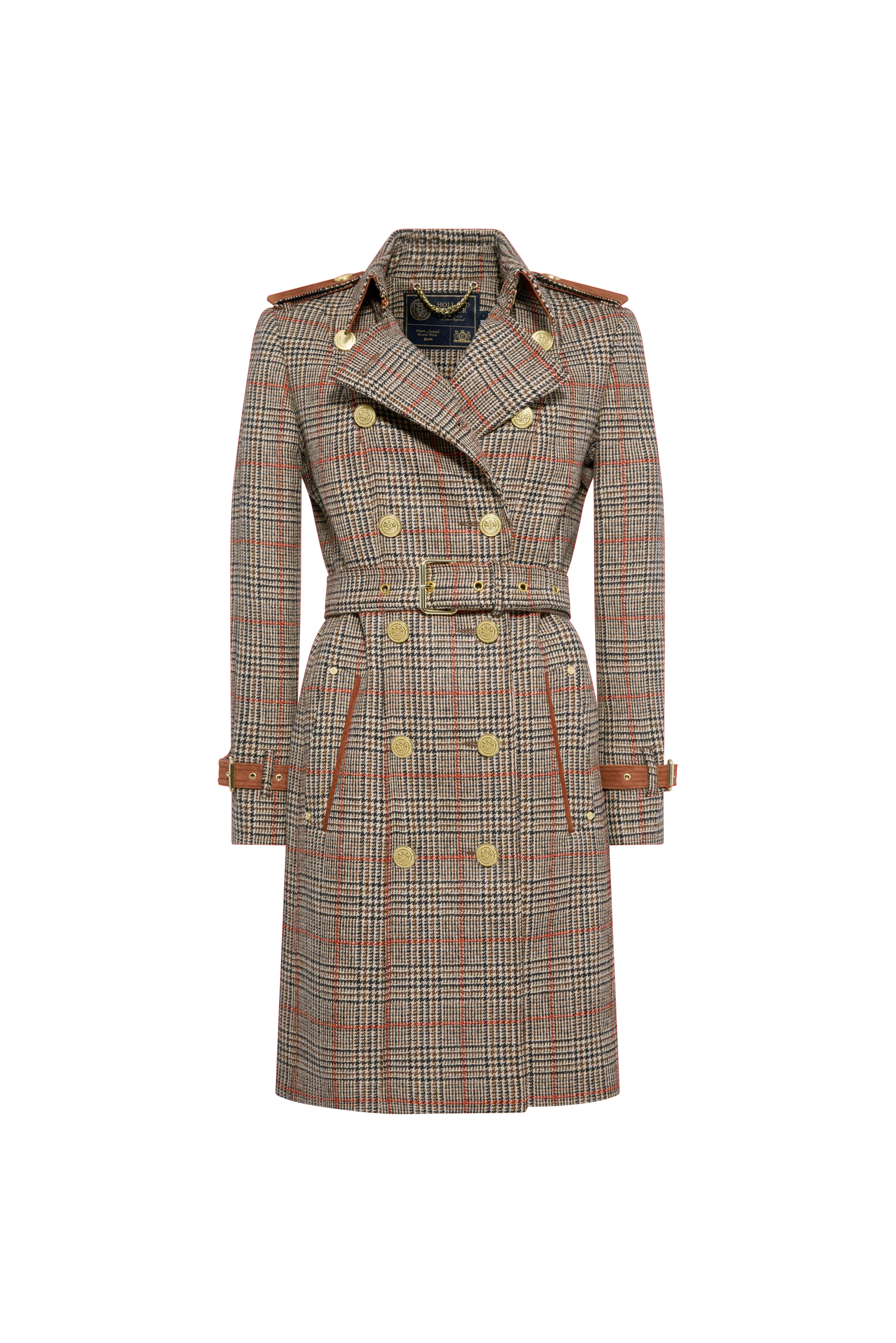 Marlborough Trench Coat (Orange Windsor) - Image 4