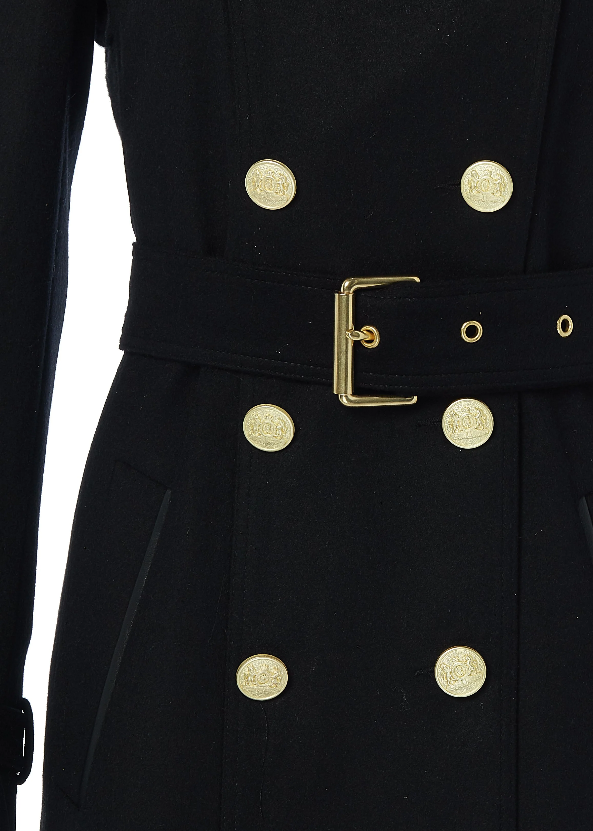 Marlborough Trench Coat (Soft Black) - Image 9