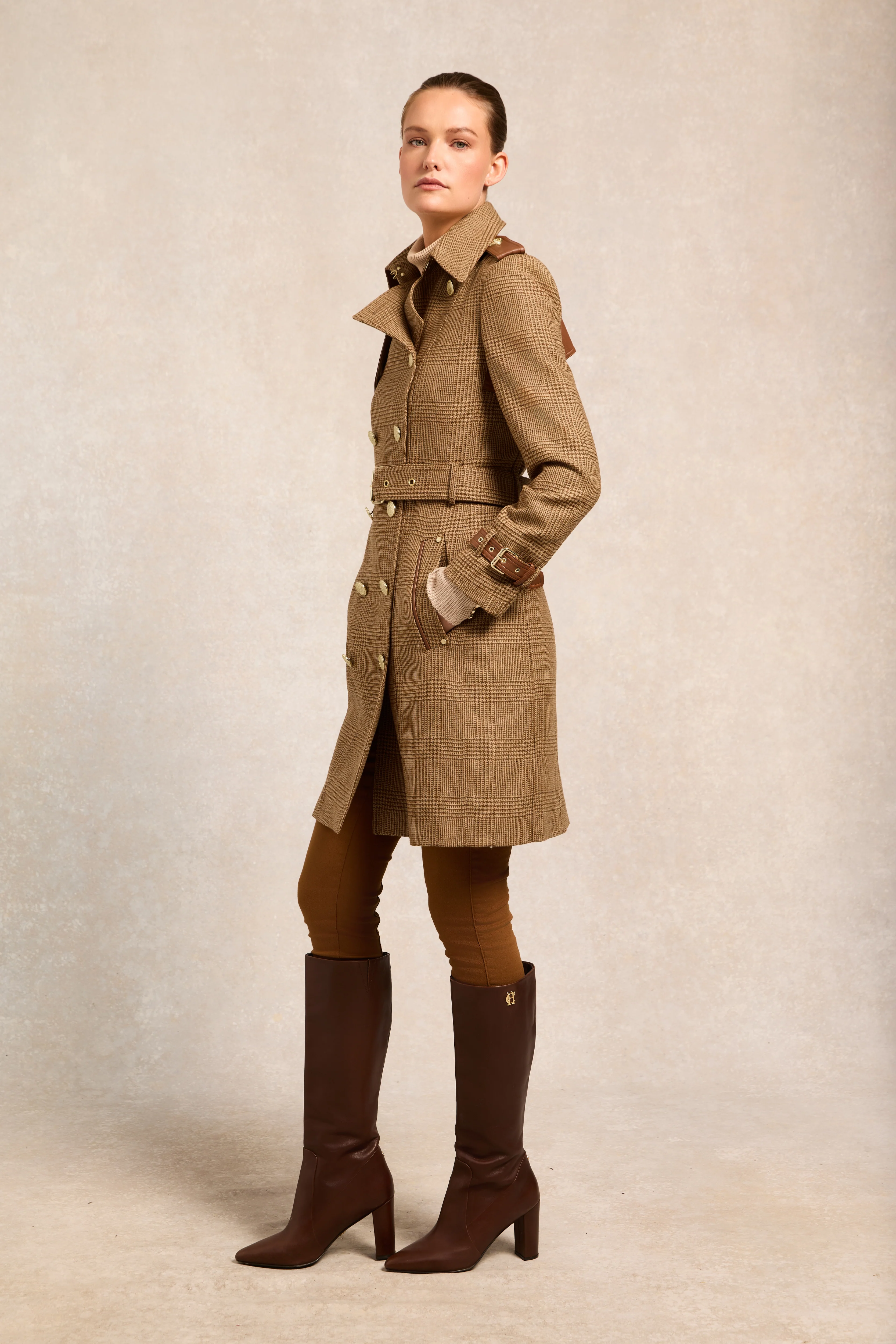 Marlborough Trench Coat (Tawny) - Image 3