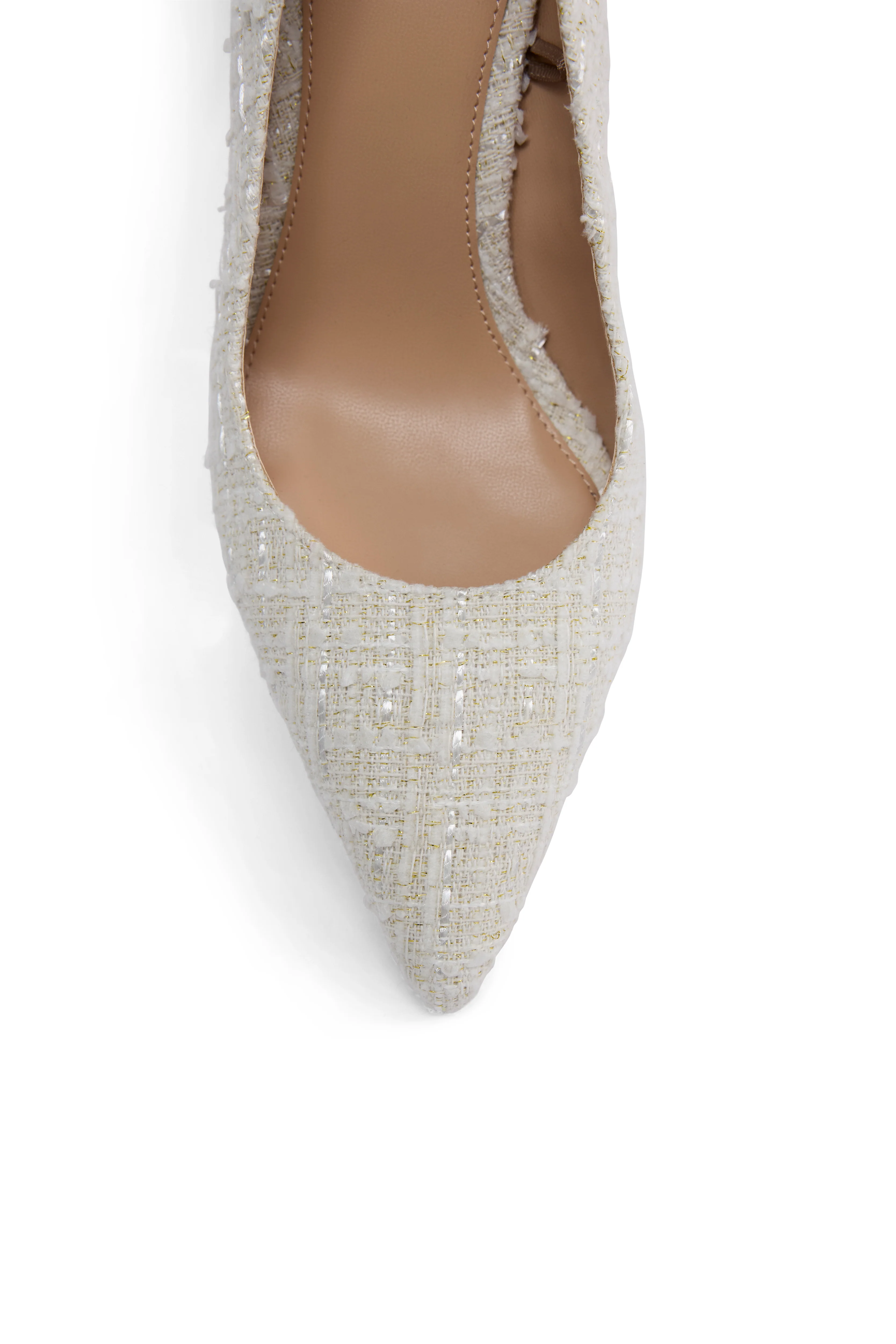 Mayfair Court Shoe (Cream Boucle) - Image 8