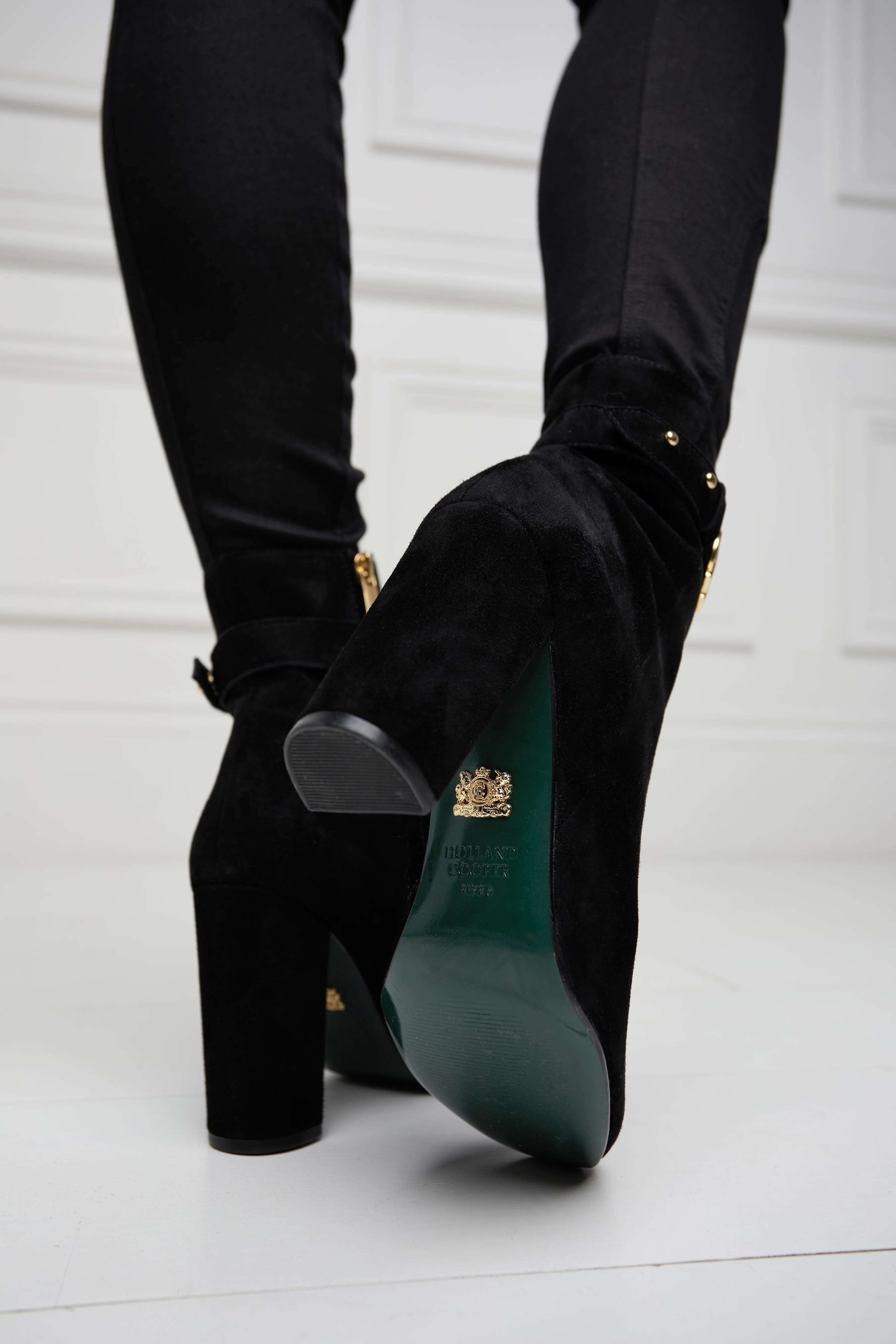 Mayfair Suede Ankle Boot (Black) - Image 4