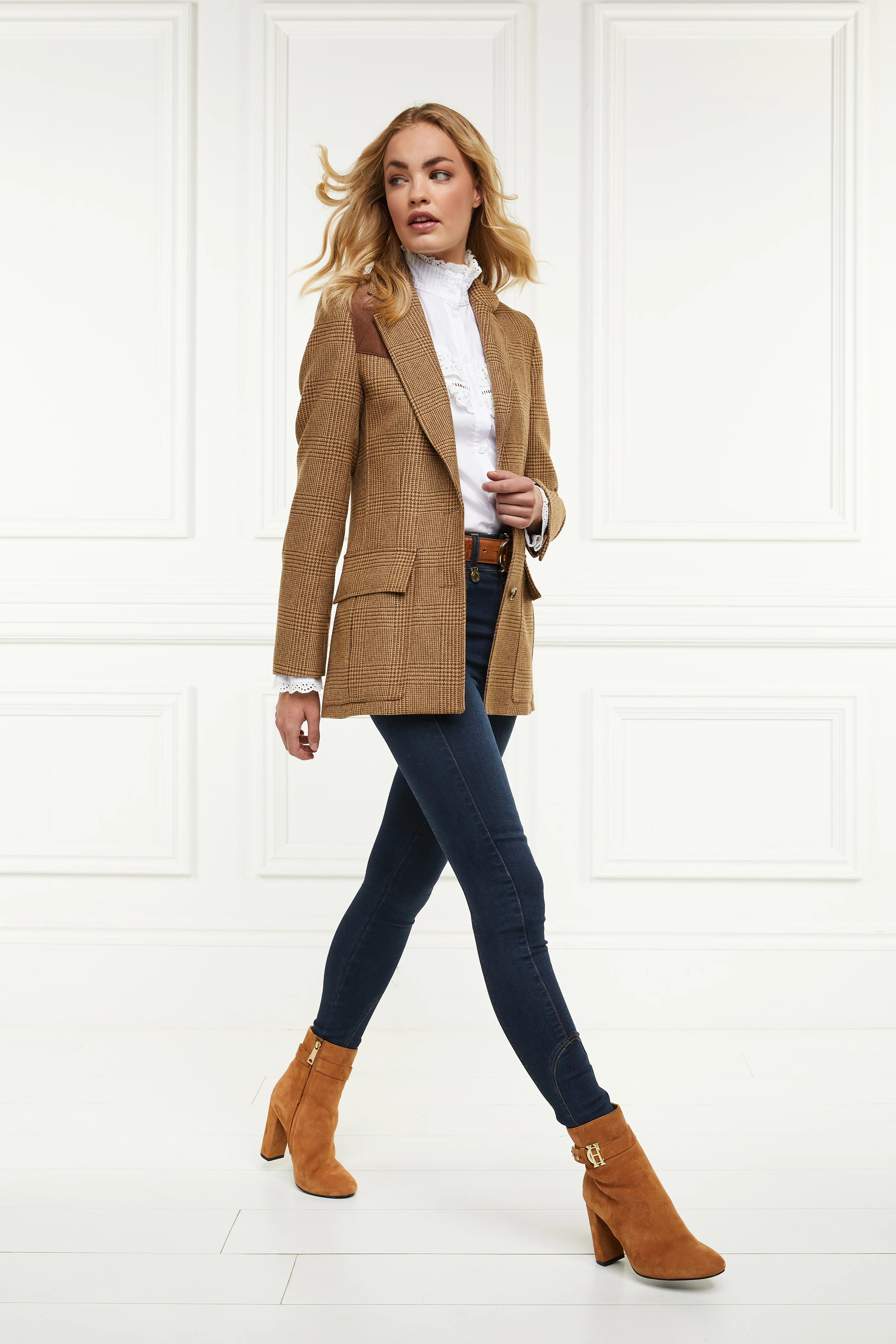 Mayfair Suede Ankle Boot (Tan) - Image 2