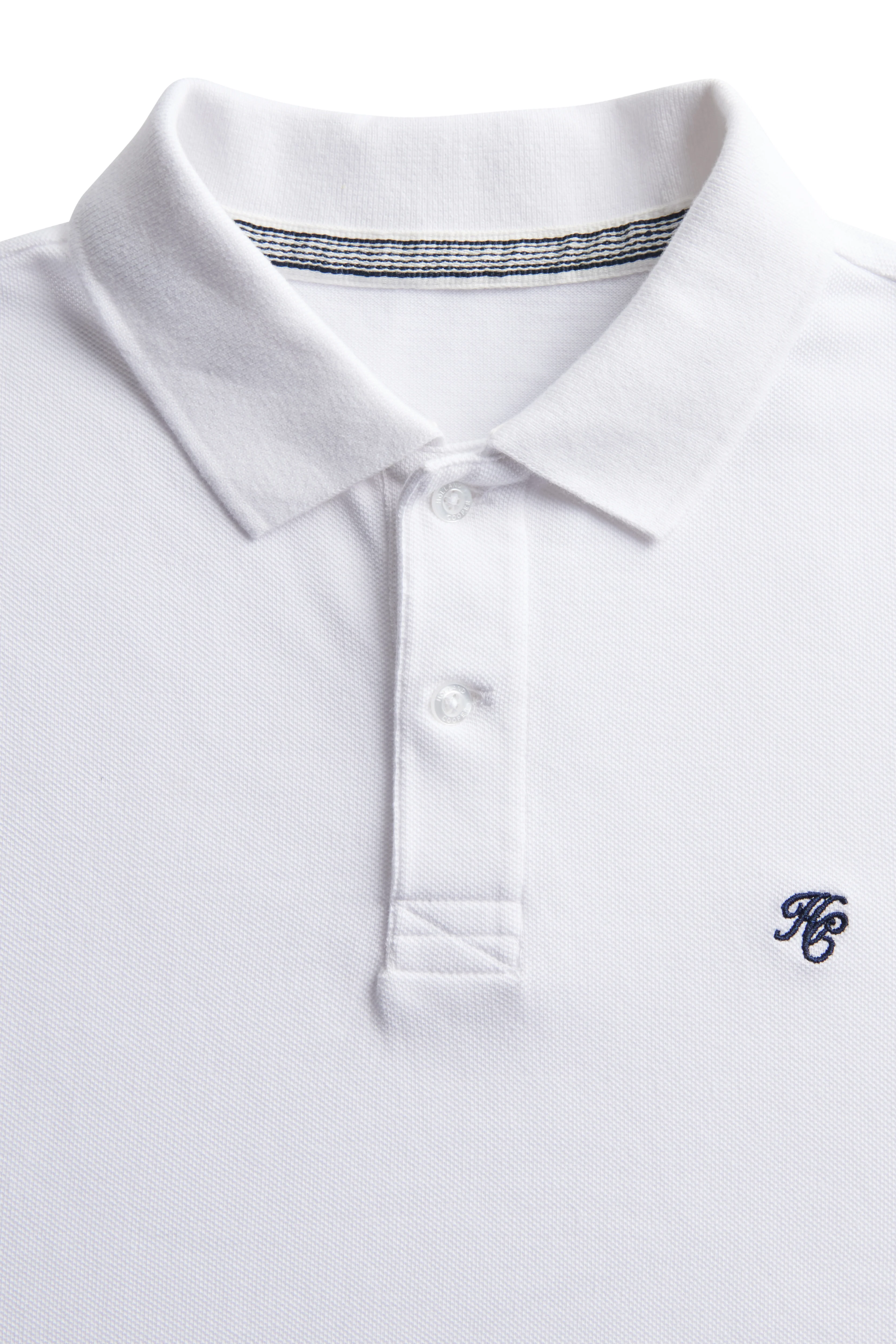 Men's Classic Short Sleeve Polo Shirt (White) - Image 7