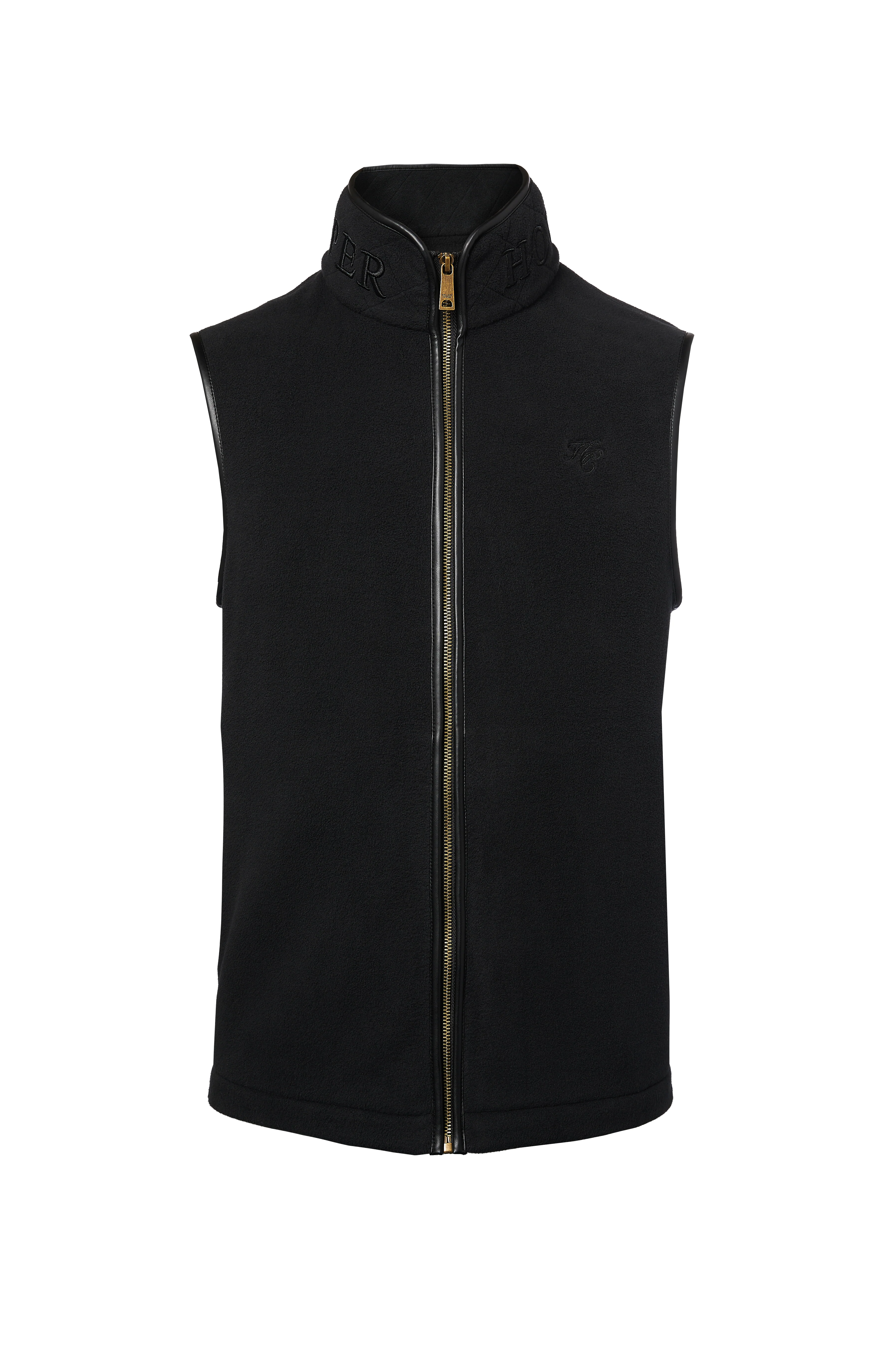 Men's Country Fleece Gilet (Black) - Image 4
