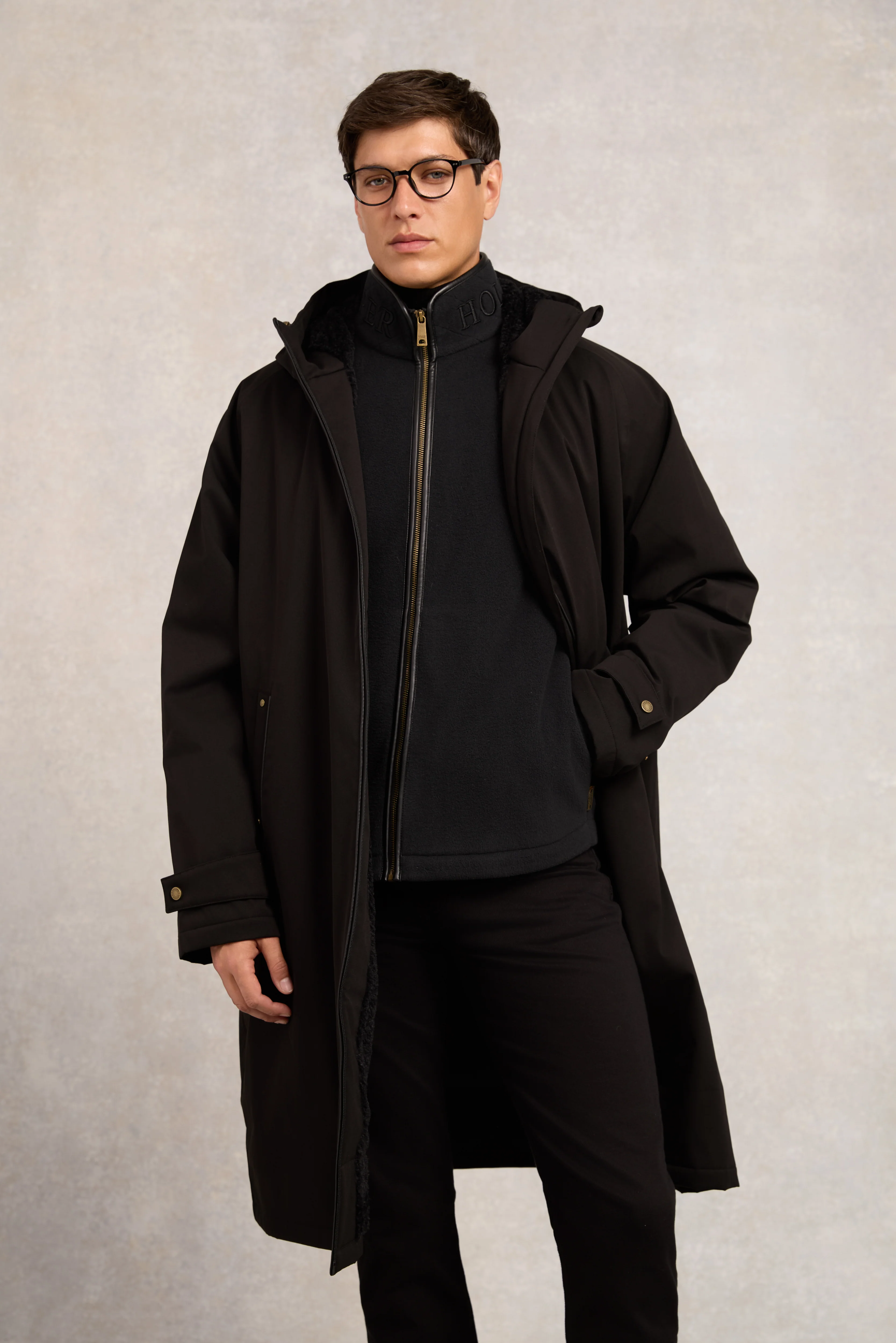 Men's Country Fleece Gilet (Black) - Image 8
