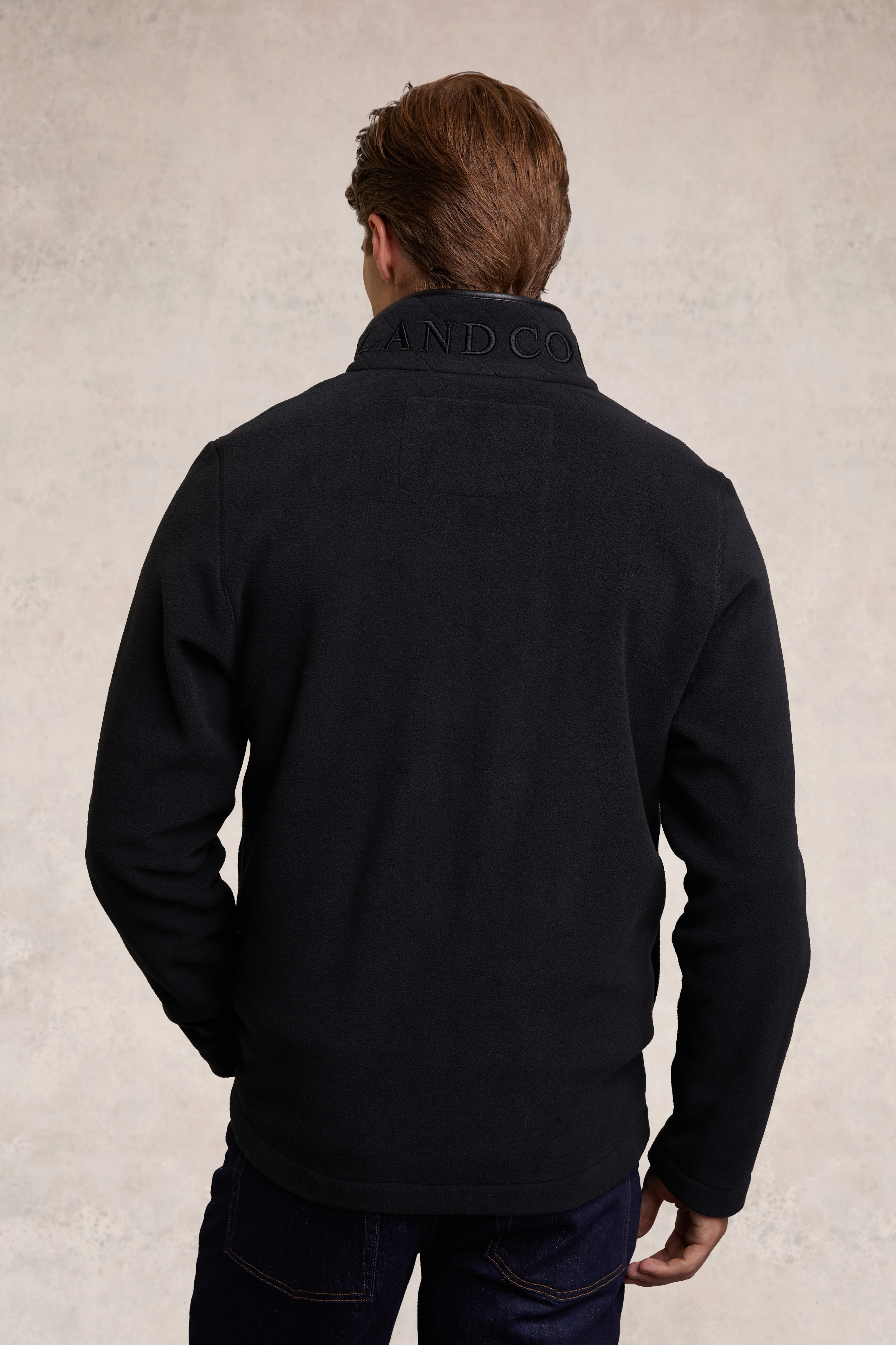 Men's Country Fleece Jacket (Black) - Image 5