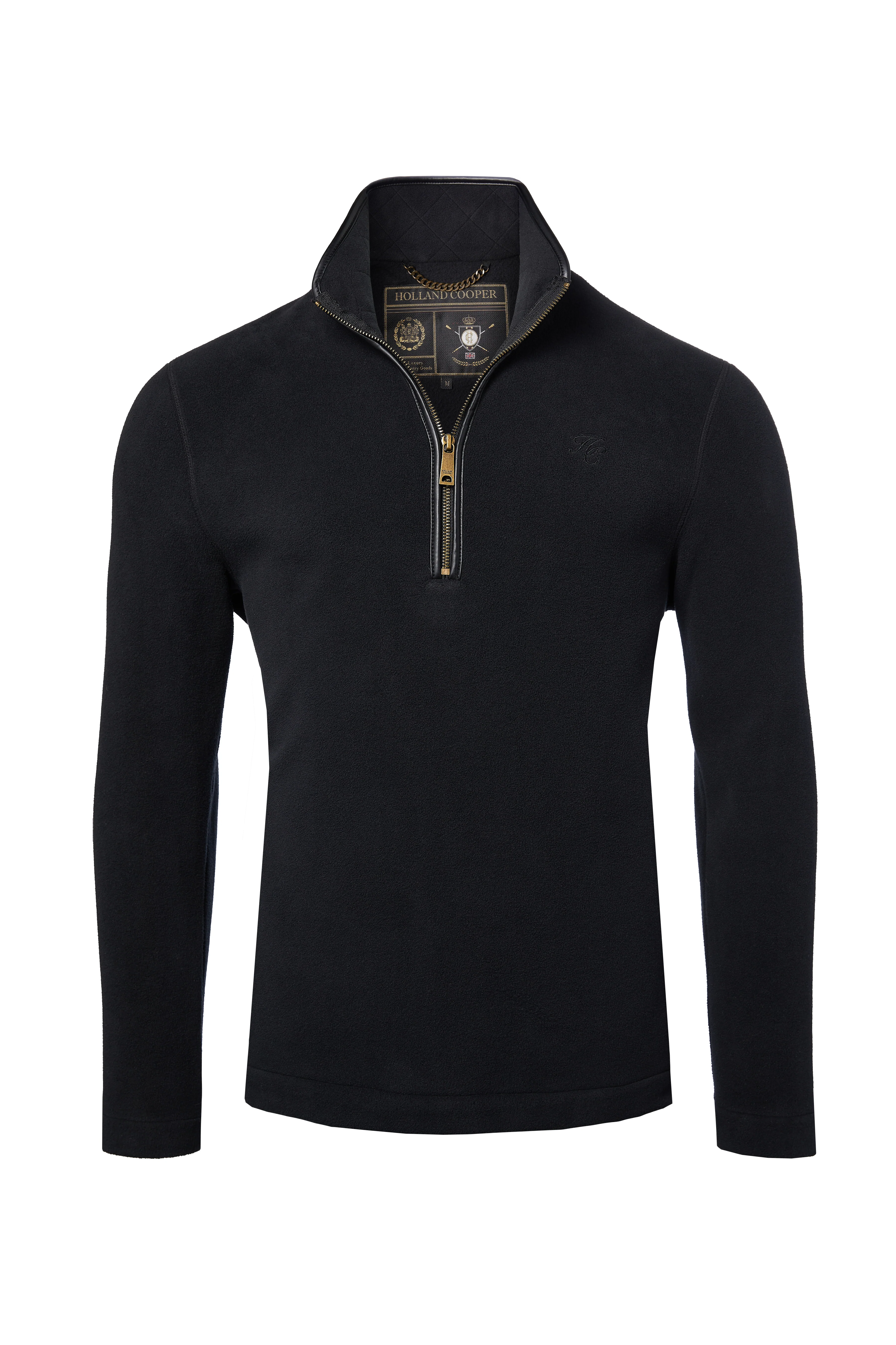 Men's Country Fleece Quarter Zip (Black) - Image 4