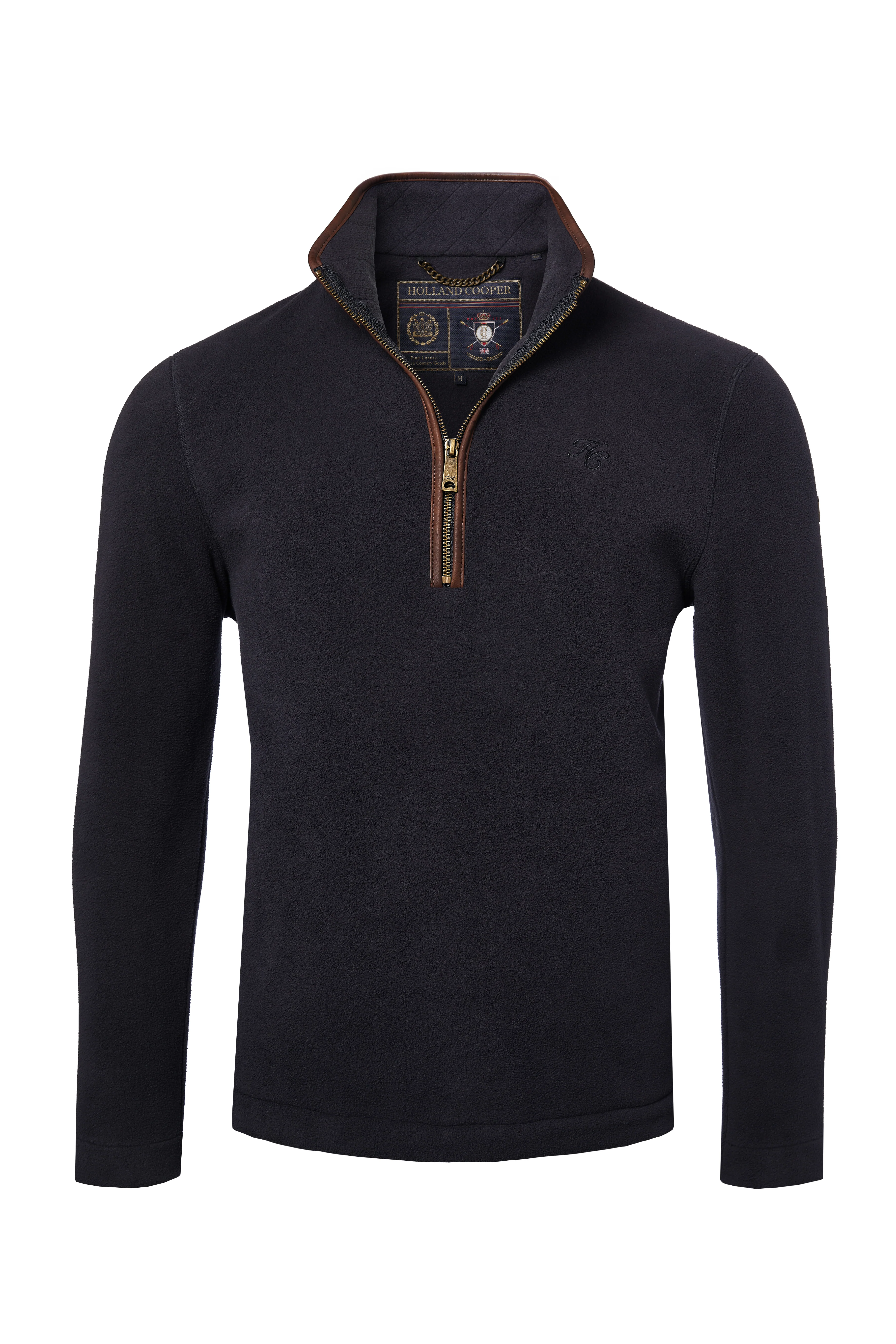Men's Country Fleece Quarter Zip (Ink Navy) - Image 4