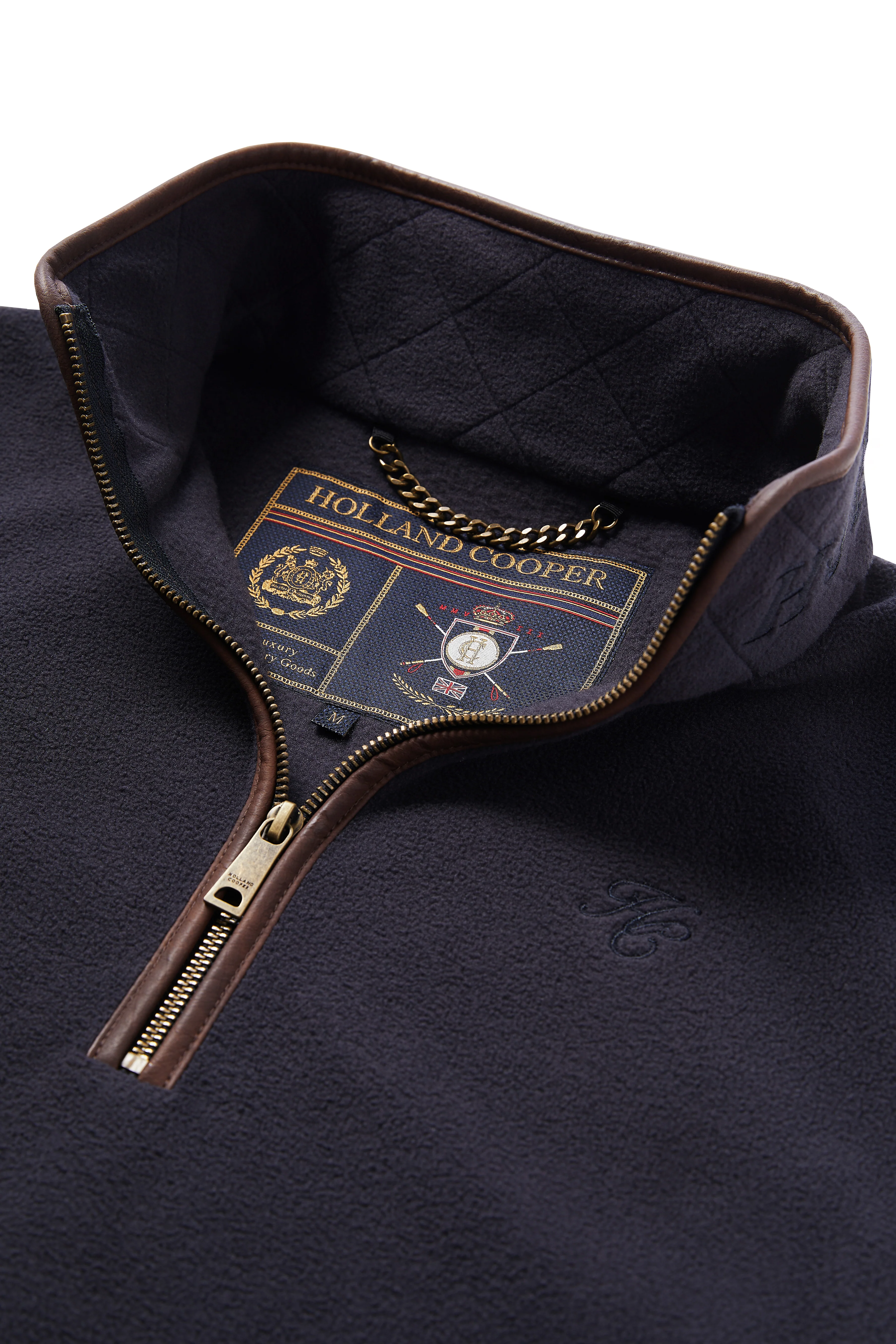 Men's Country Fleece Quarter Zip (Ink Navy) - Image 7
