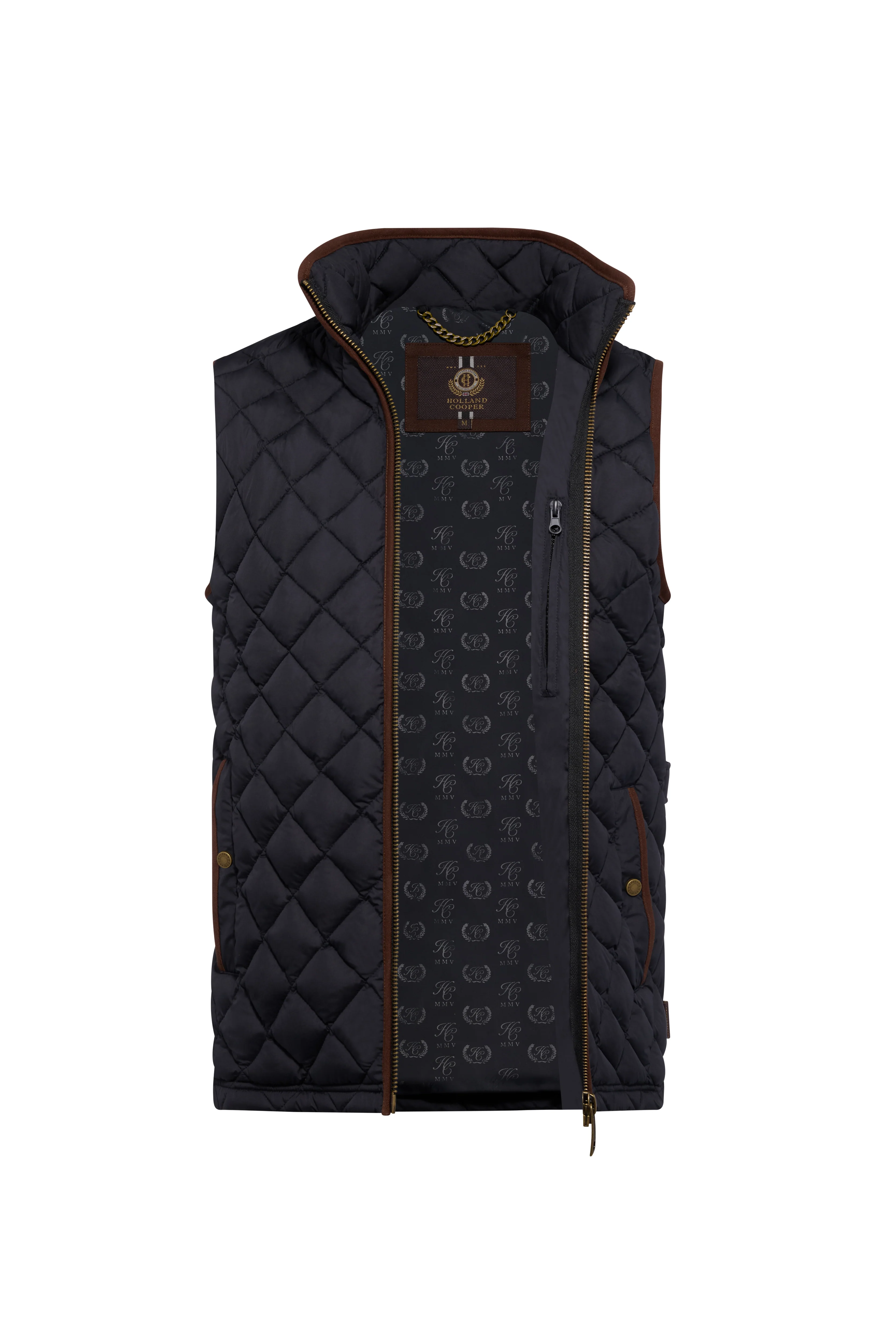 Men's Country Quilted Gilet (Ink Navy) - Image 7