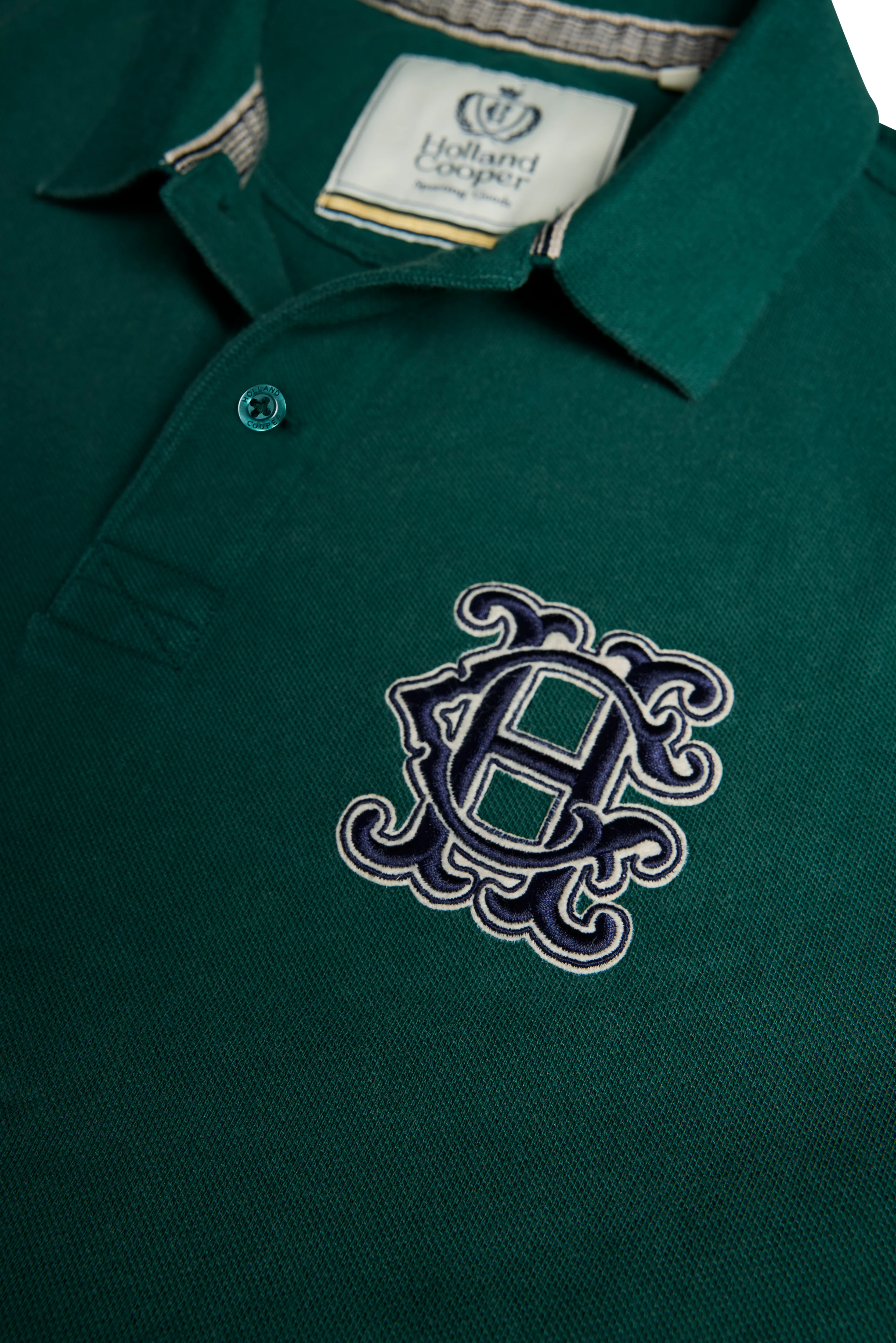Men's Heritage Short Sleeve Polo Shirt (Ivy Green) - Image 8