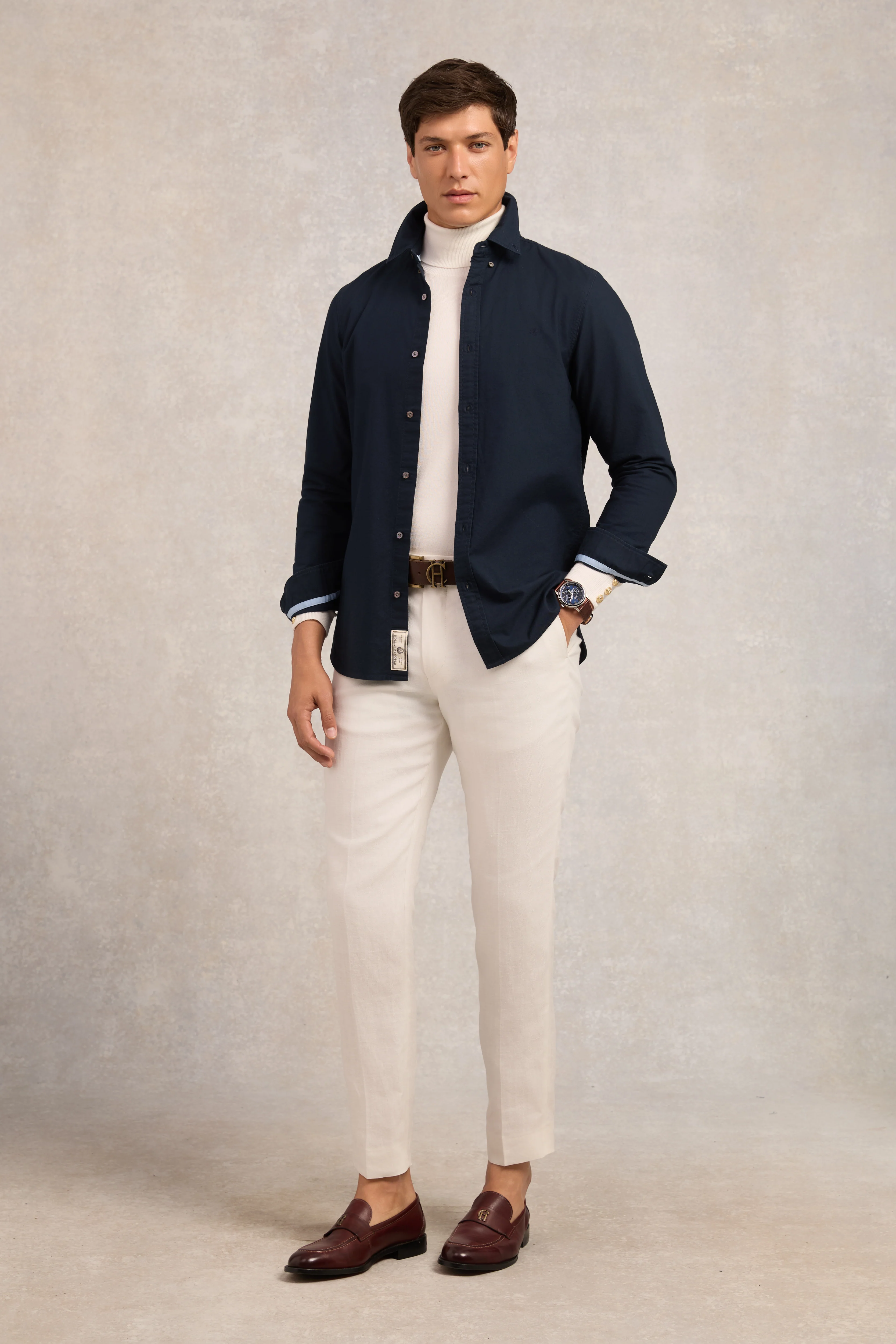 Men's Oxford Shirt (Ink Navy) - Image 6