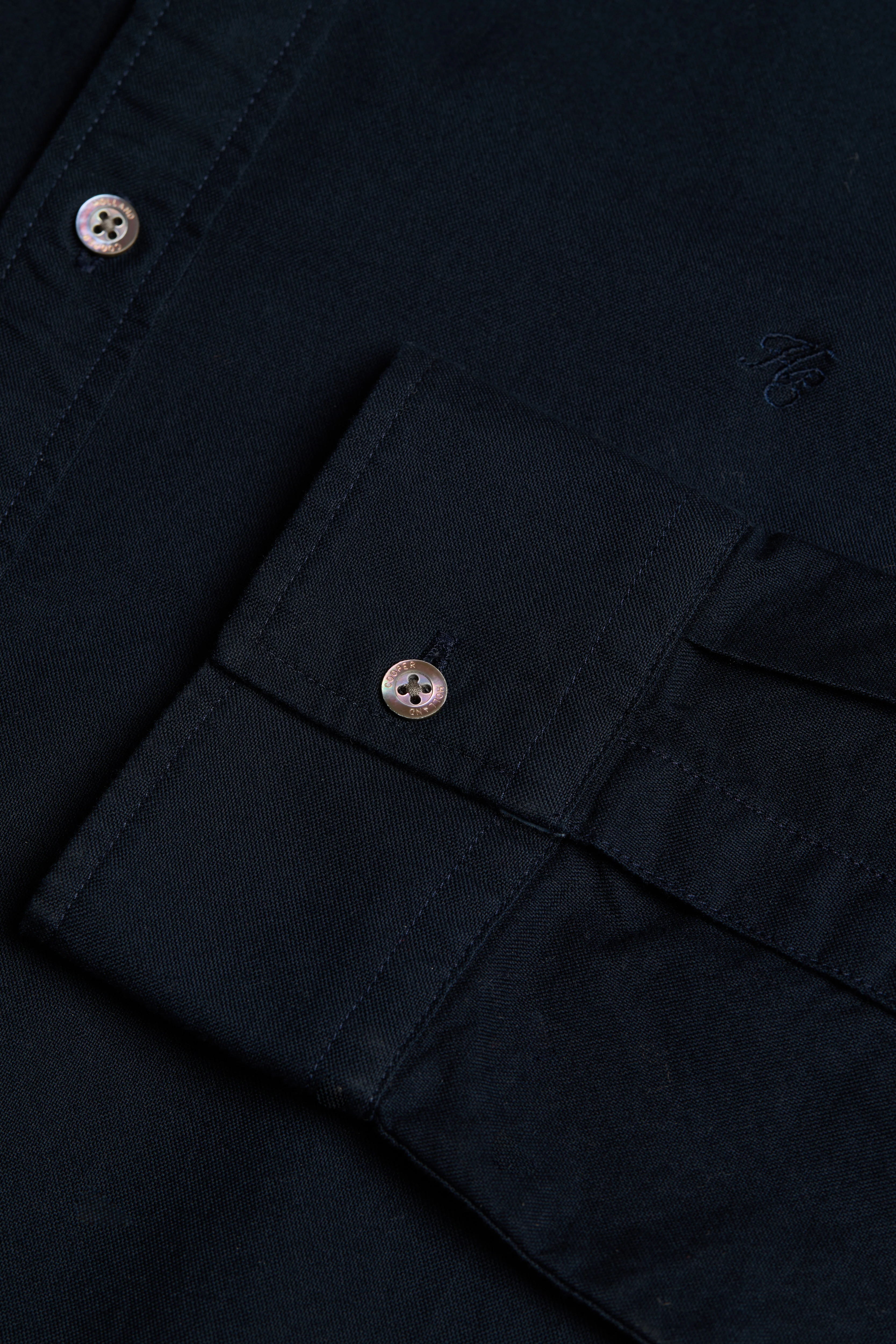 Men's Oxford Shirt (Ink Navy) - Image 9