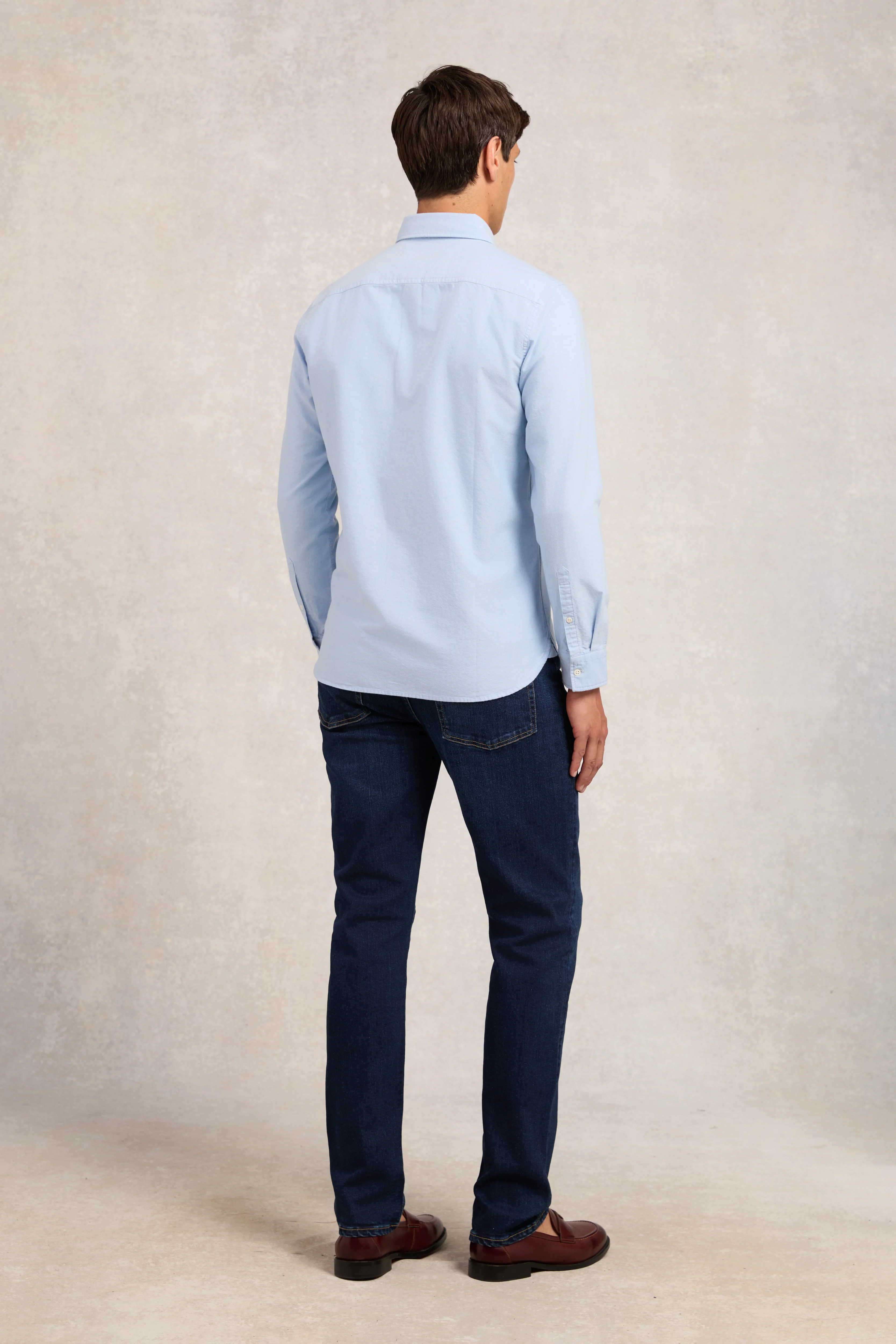 Men's Oxford Shirt (Sky Blue) - Image 5