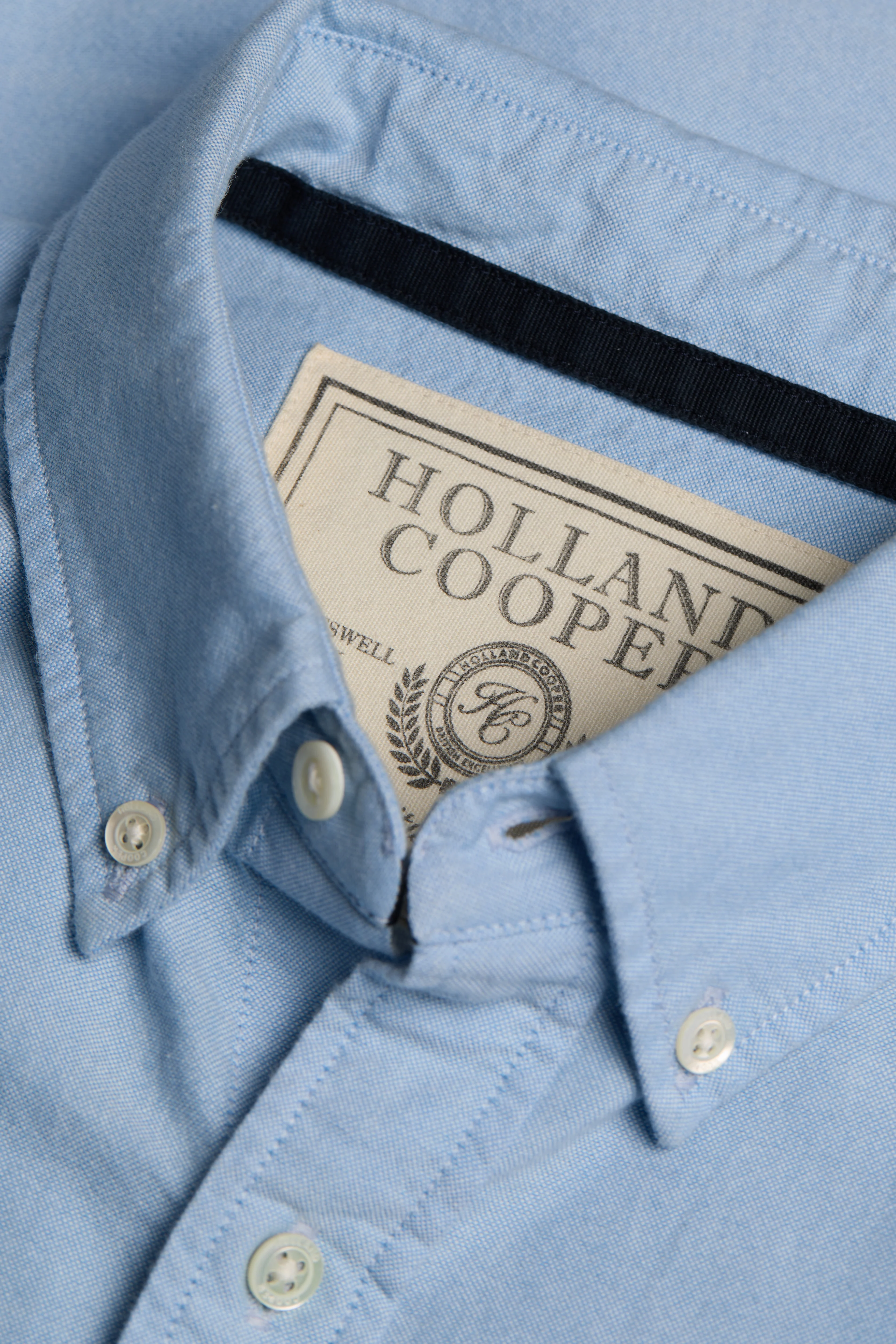 Men's Oxford Shirt (Sky Blue) - Image 7